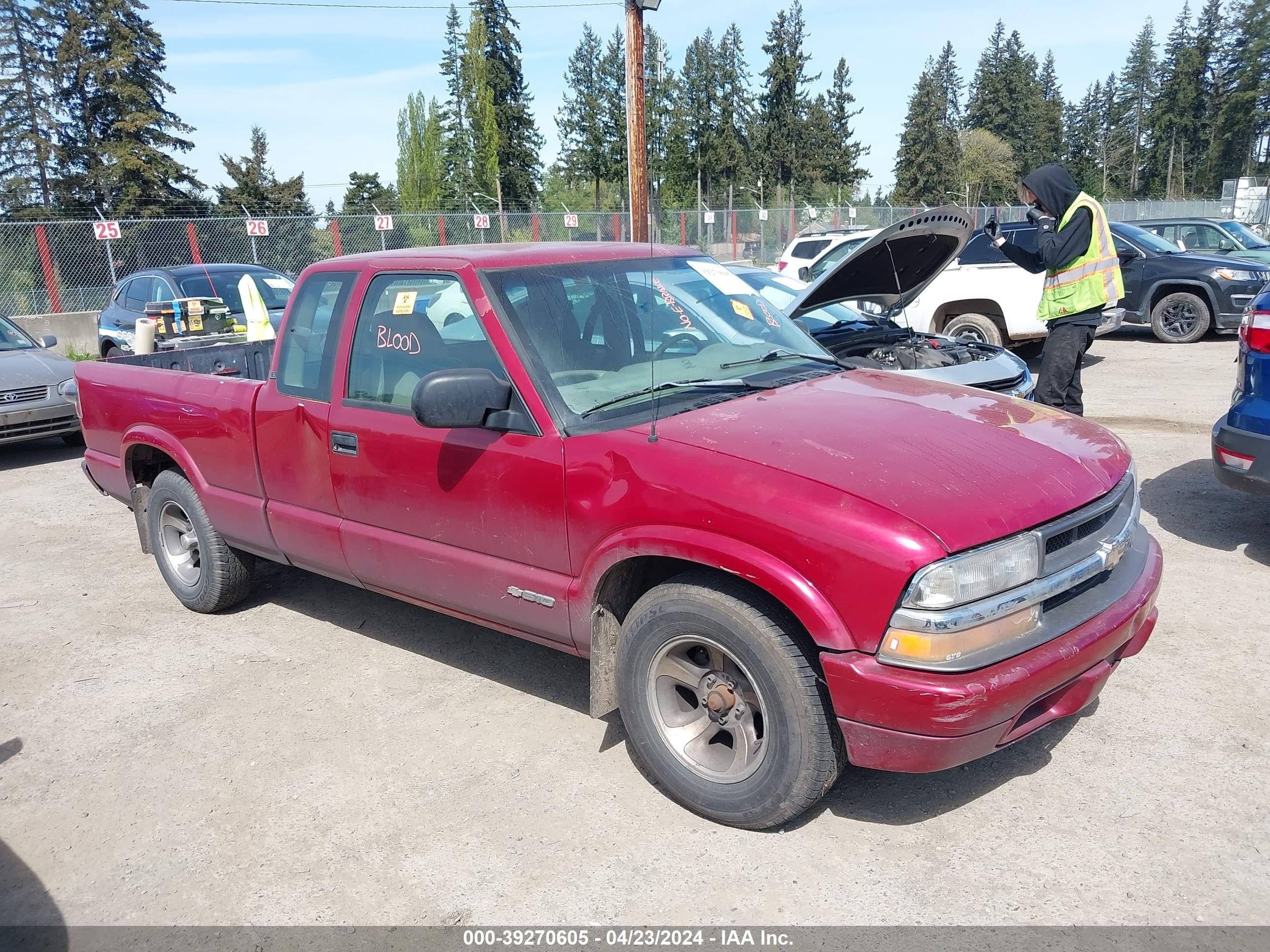 CHEVROLET S-10 PICKUP 1998 1gccs19x3wk153482