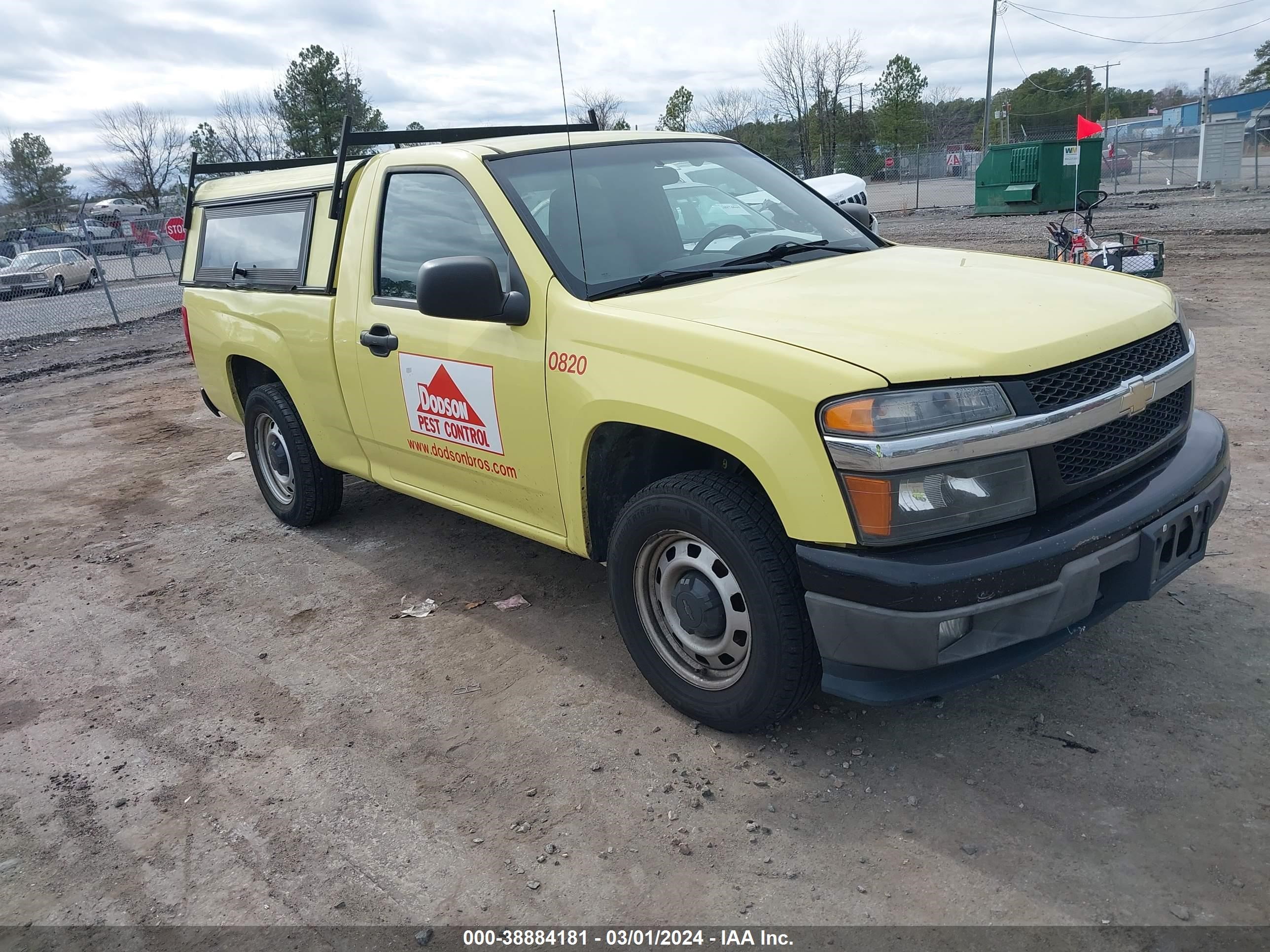 CHEVROLET COLORADO 2012 1gccsbf90c8156473