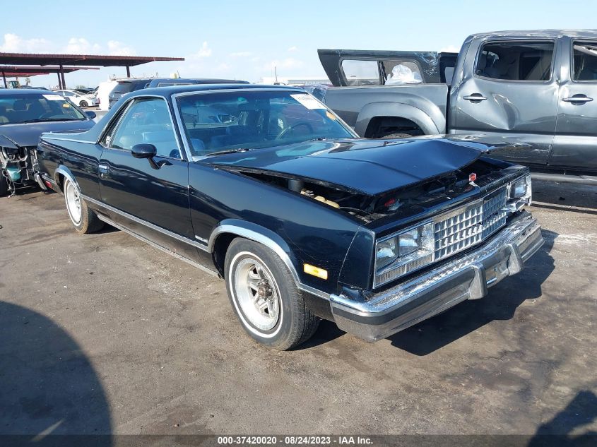 CHEVROLET EL CAMINO 1984 1gccw80h2er108316