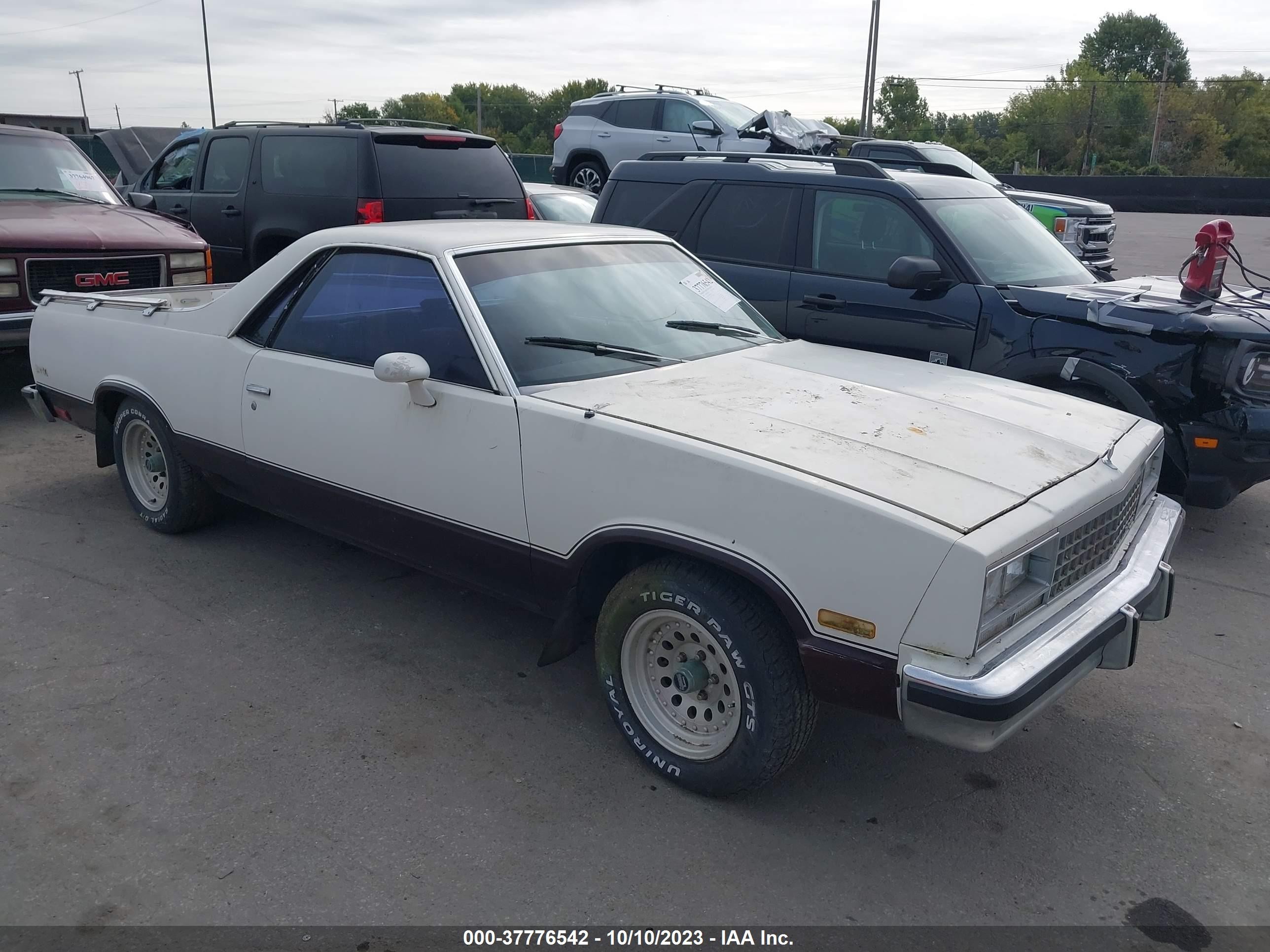 CHEVROLET EL CAMINO 1984 1gccw80h5er209348