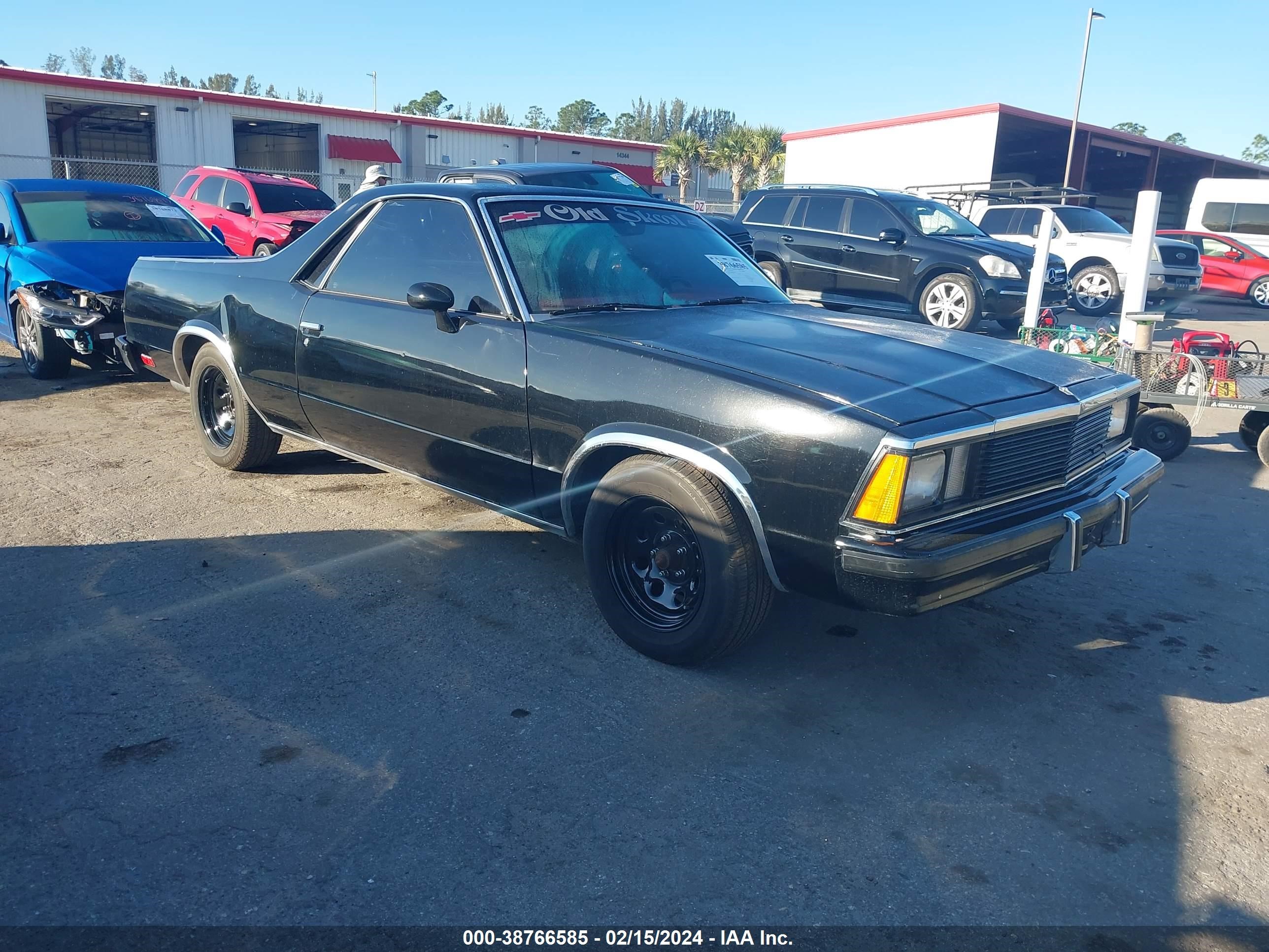 CHEVROLET EL CAMINO 1981 1gccw80k1br454221