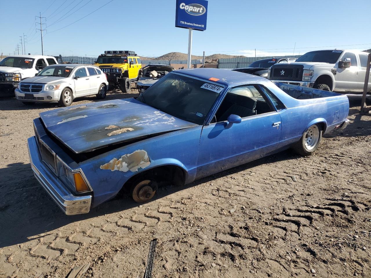 CHEVROLET EL CAMINO 1981 1gccw80k2br424080