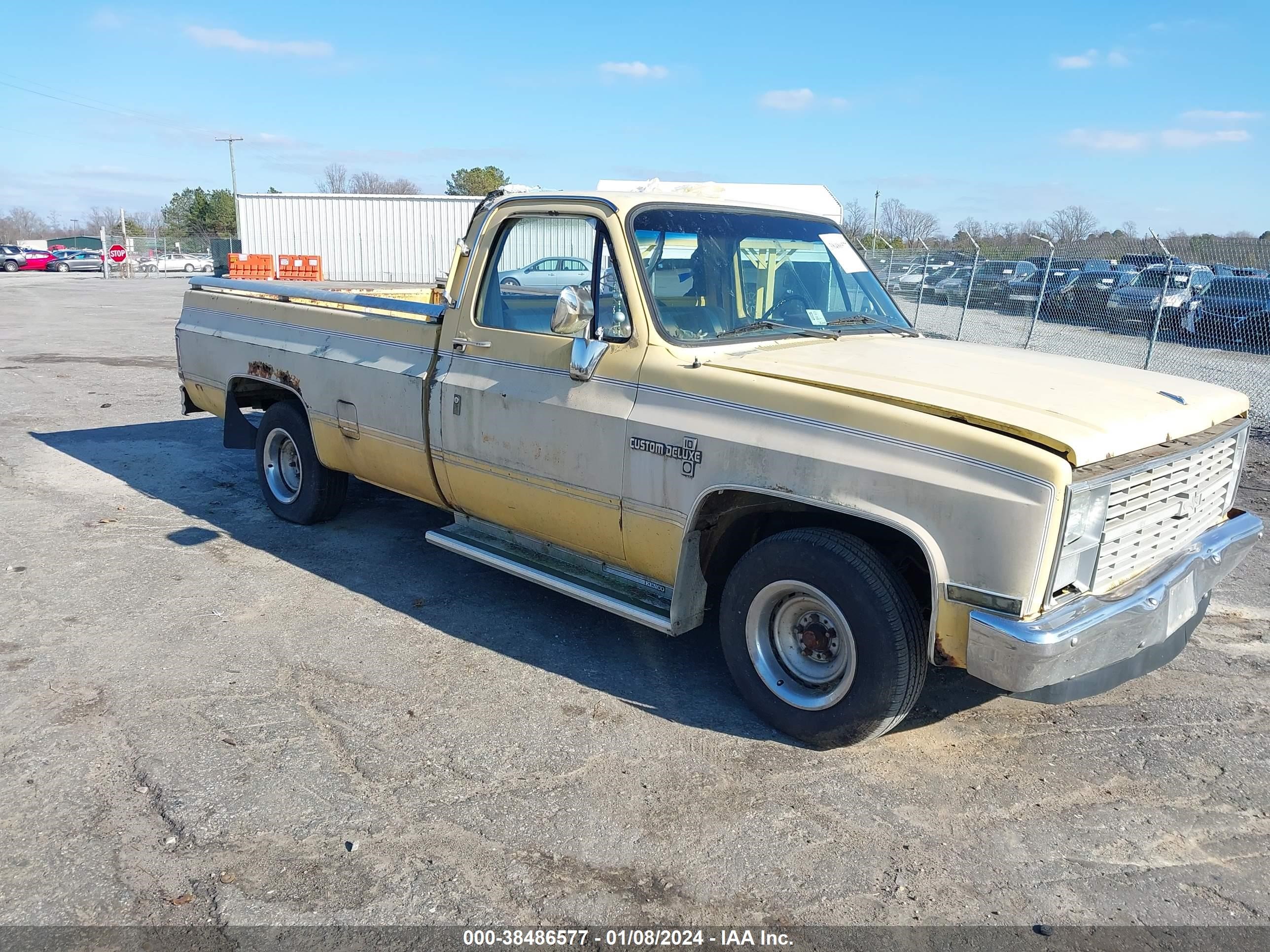 CHEVROLET C-10 1984 1gcdc14d1ef380045