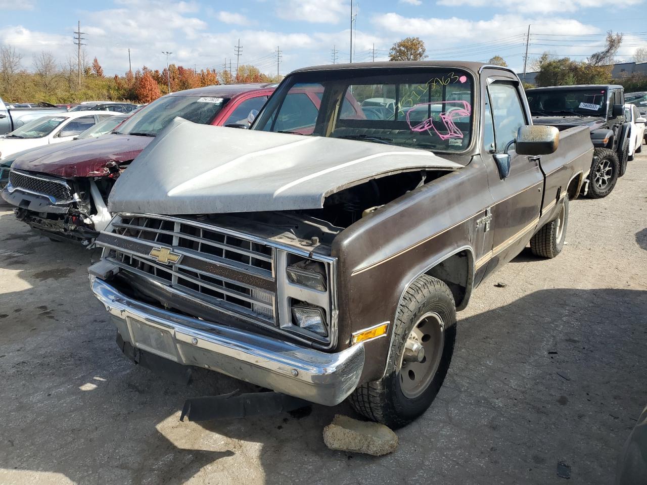 CHEVROLET C-10 1985 1gcdc14n0fs164446