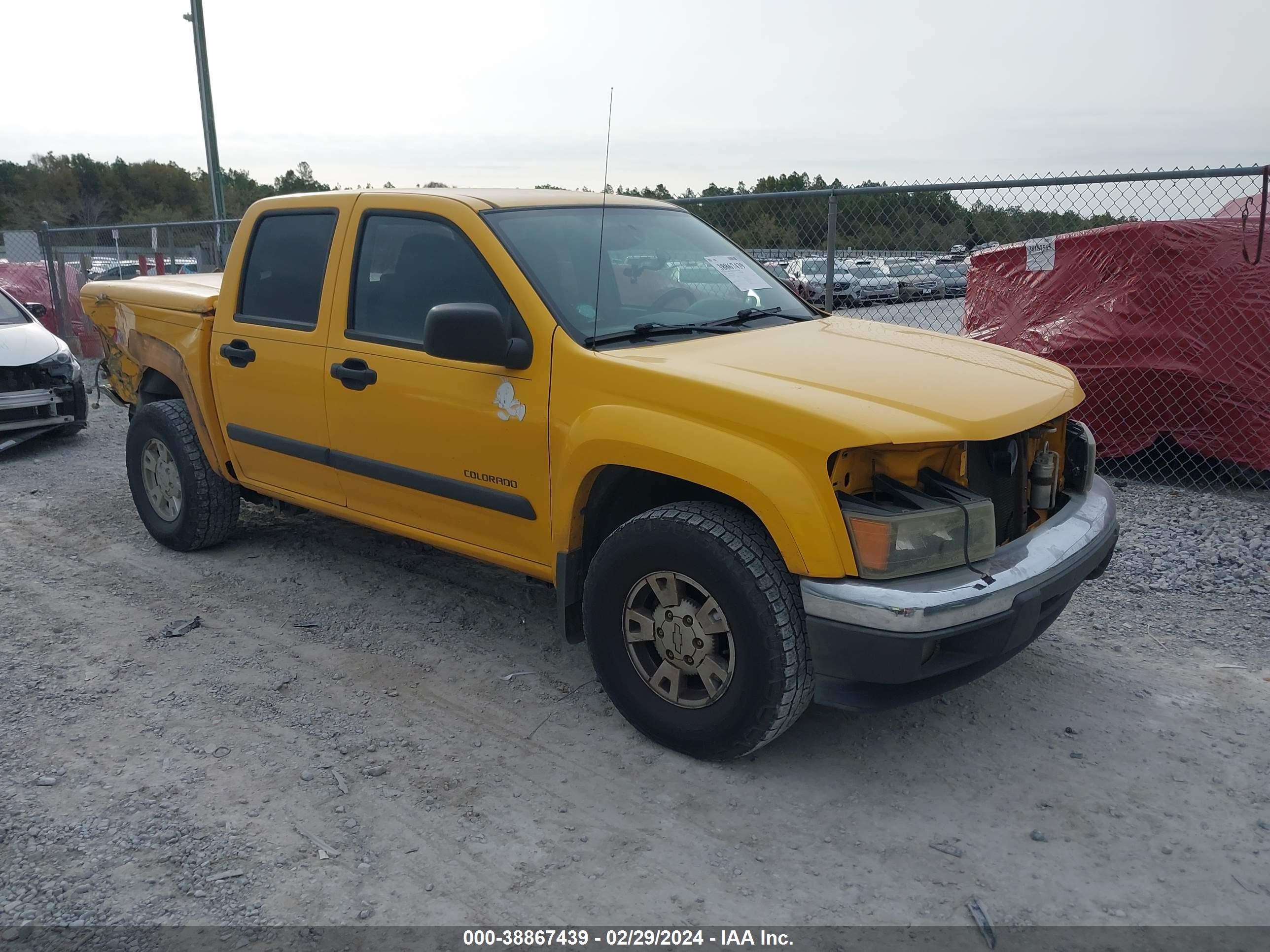 CHEVROLET COLORADO 2004 1gcds136x48160587