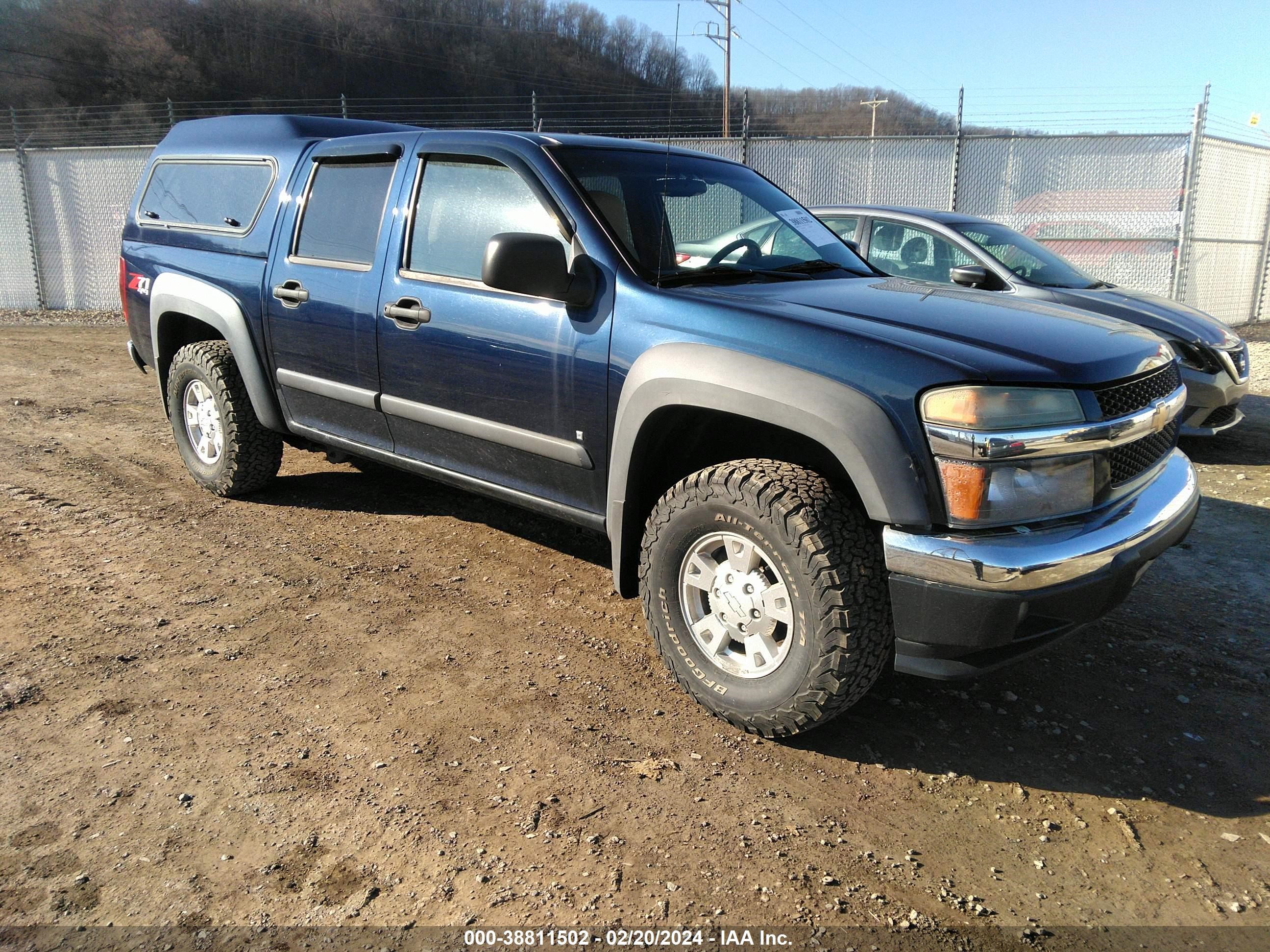 CHEVROLET COLORADO 2007 1gcdt13e178212150