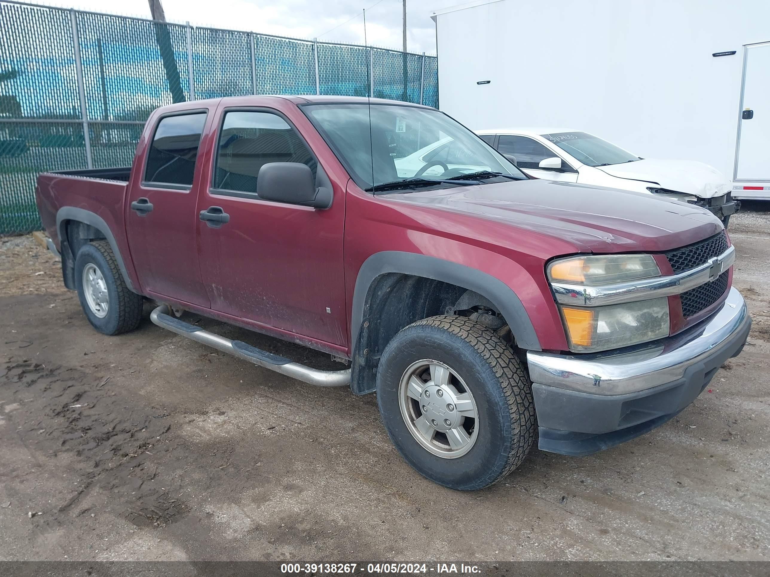 CHEVROLET COLORADO 2007 1gcdt13e178225125