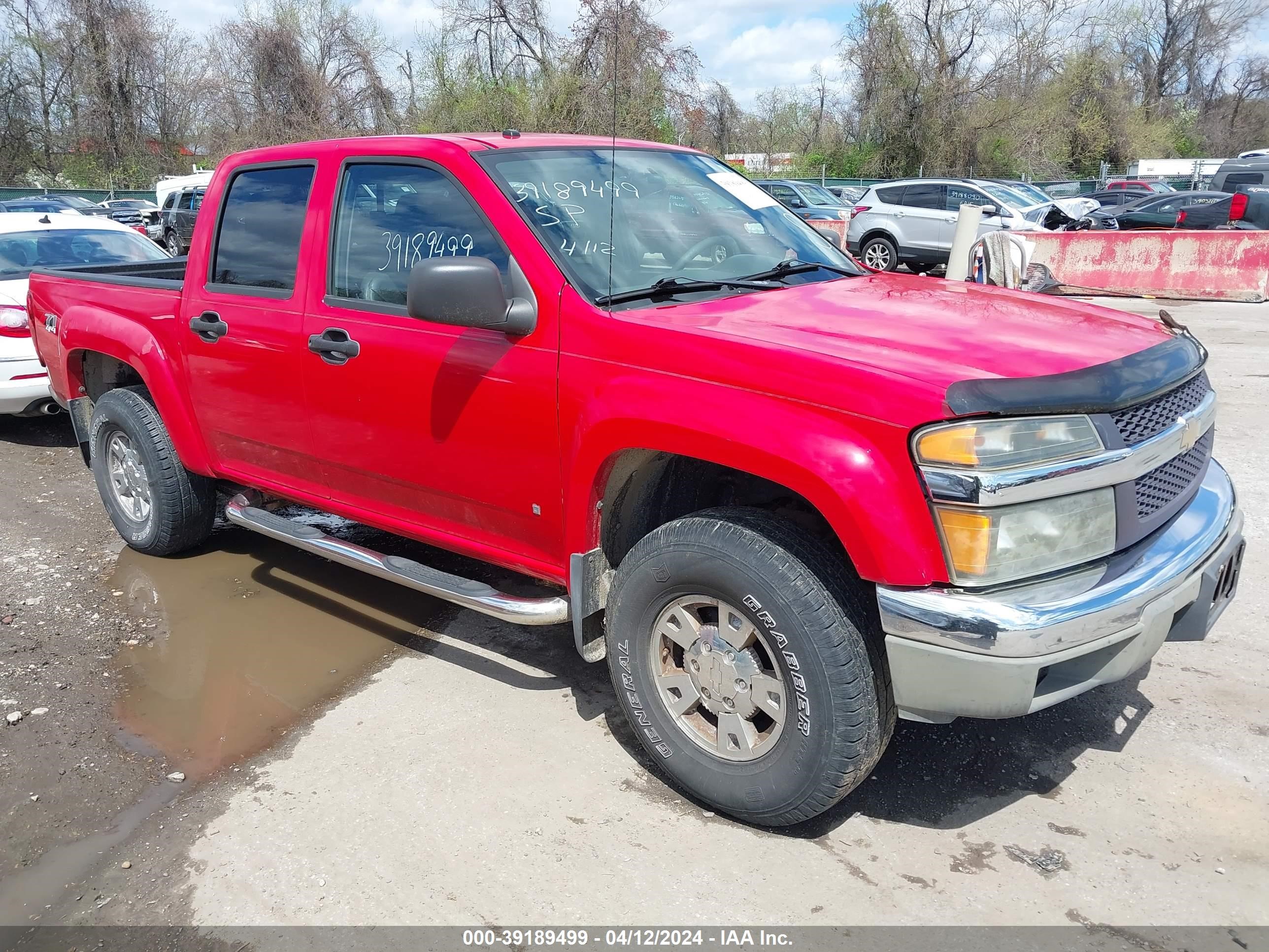 CHEVROLET COLORADO 2007 1gcdt13e478179192