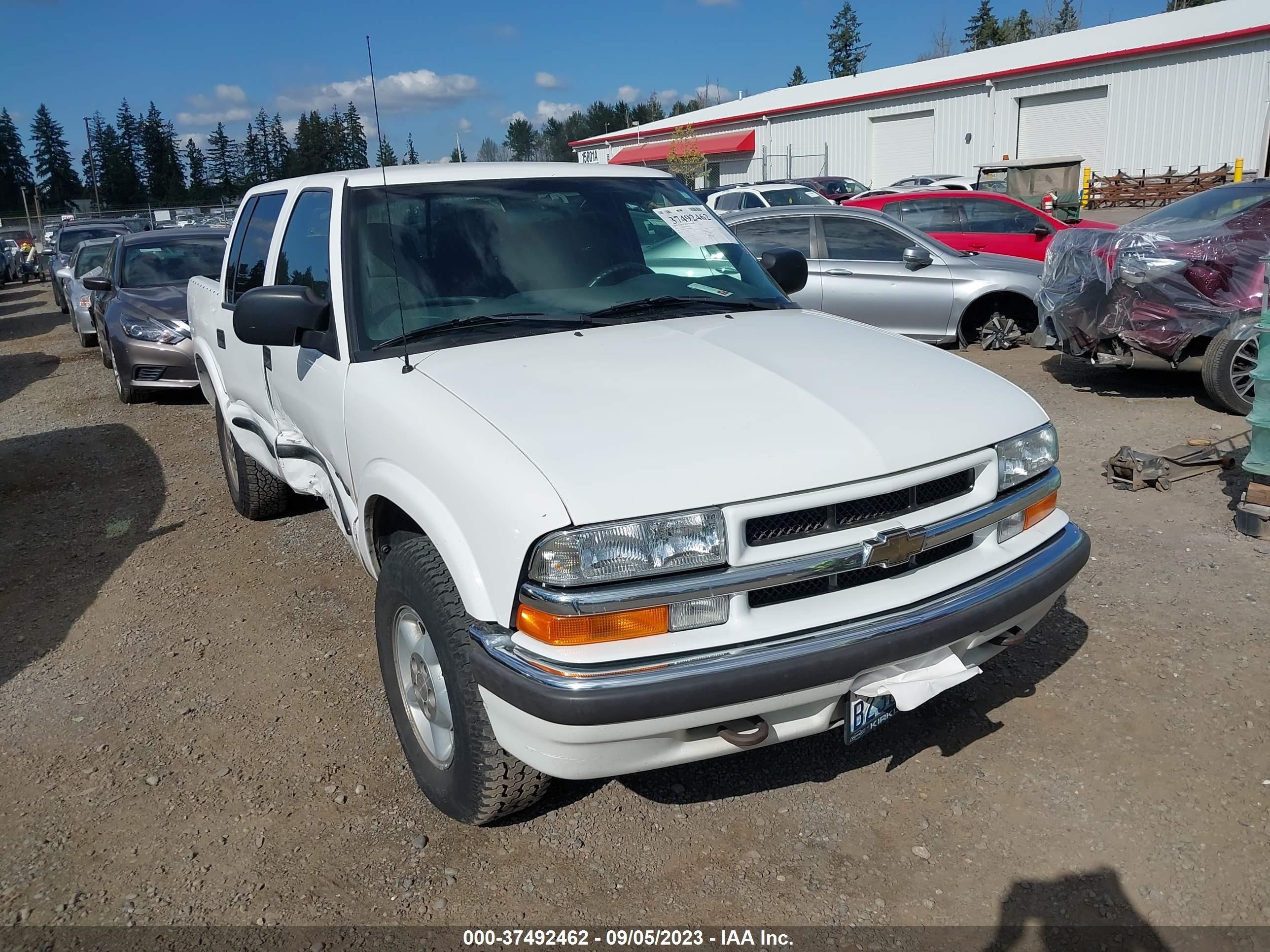 CHEVROLET S-10 PICKUP 2001 1gcdt13w61k192450