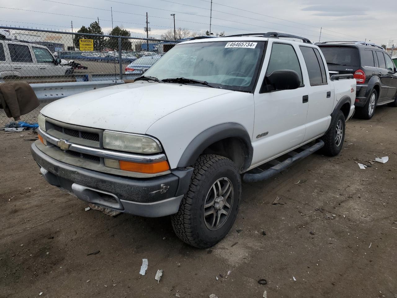 CHEVROLET S-10 PICKUP 2002 1gcdt13w72k207880