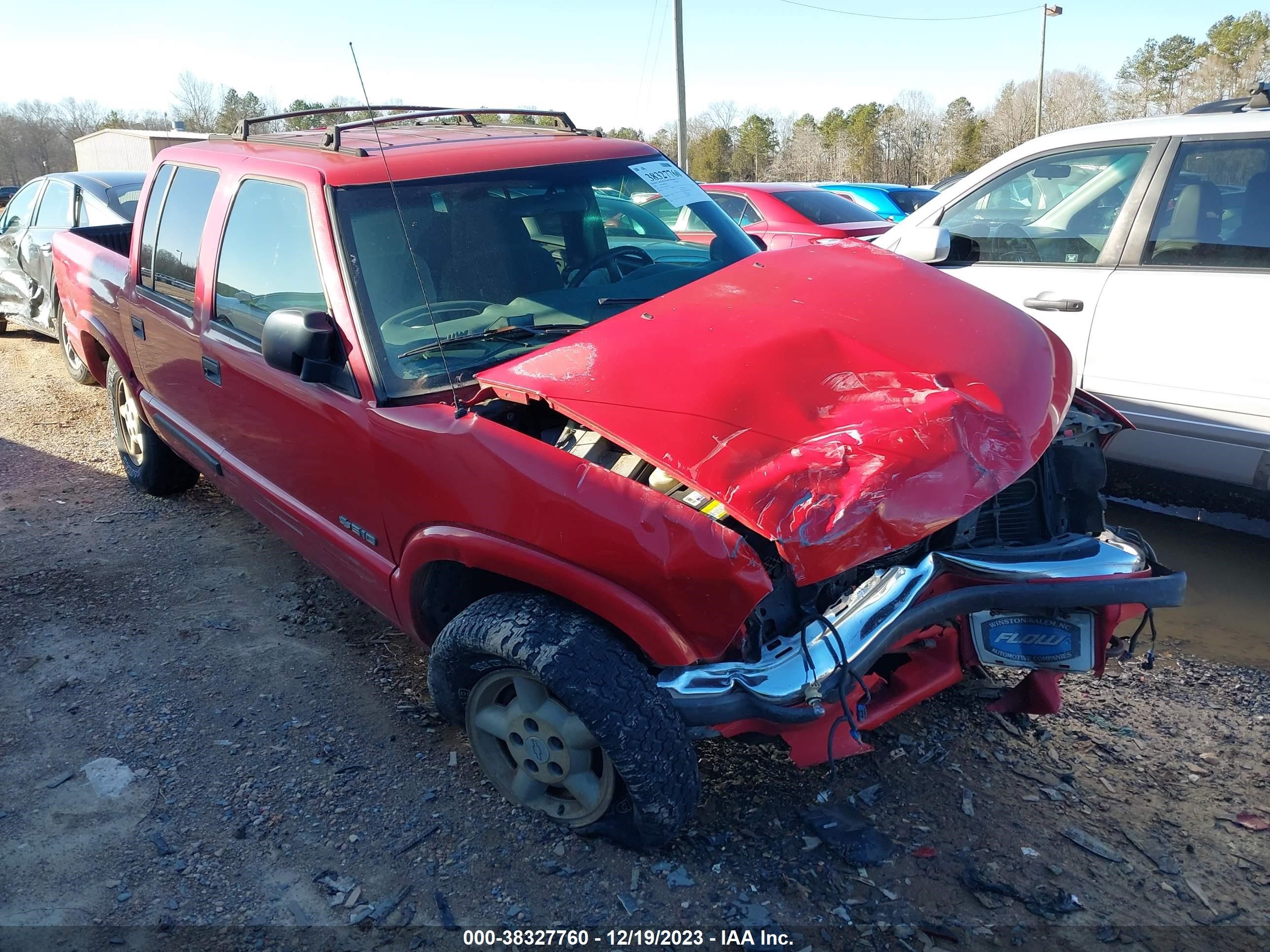 CHEVROLET S-10 PICKUP 2001 1gcdt13w81k216795