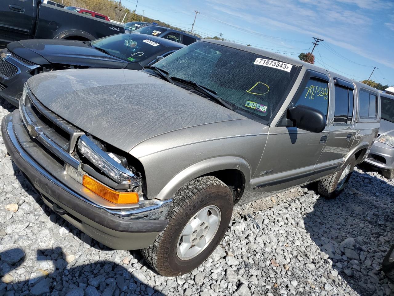 CHEVROLET S-10 PICKUP 2002 1gcdt13wx2k117011