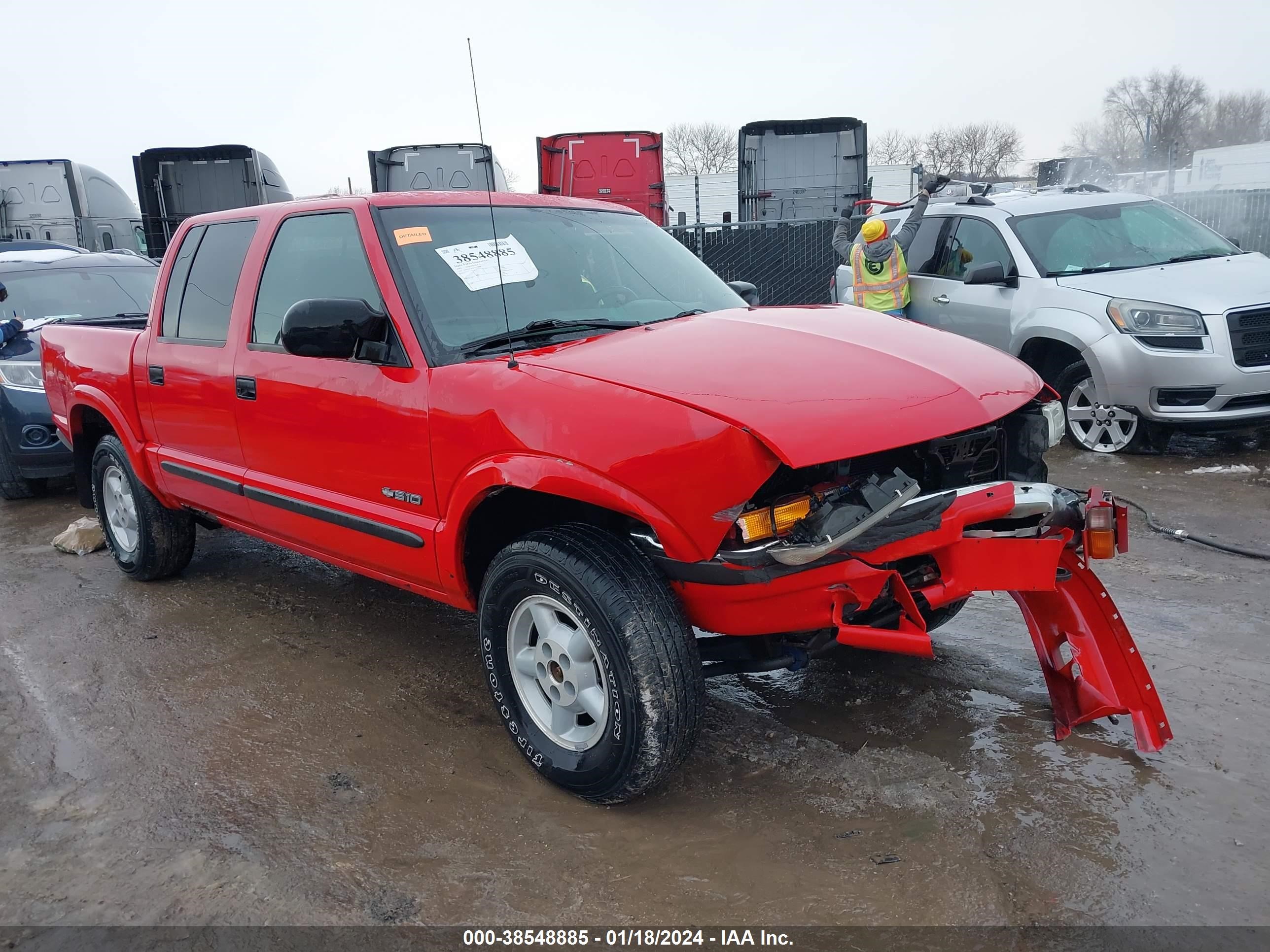 CHEVROLET S-10 PICKUP 2002 1gcdt13wx2k138988