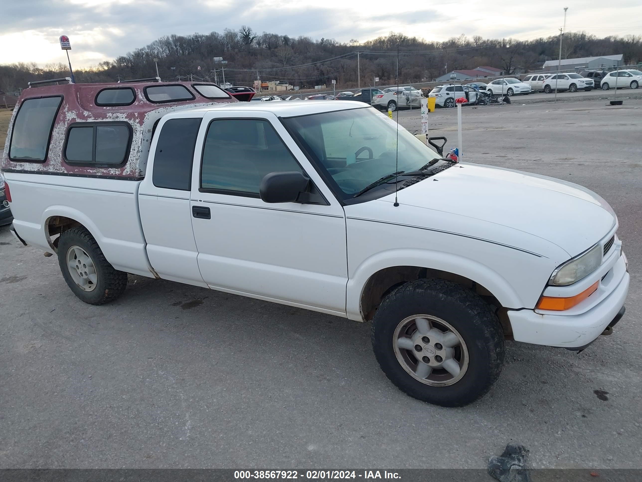 CHEVROLET S-10 PICKUP 2002 1gcdt19w228226180