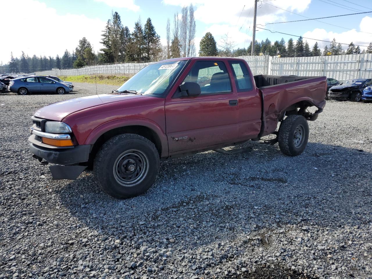 CHEVROLET S-10 PICKUP 2002 1gcdt19w728203364