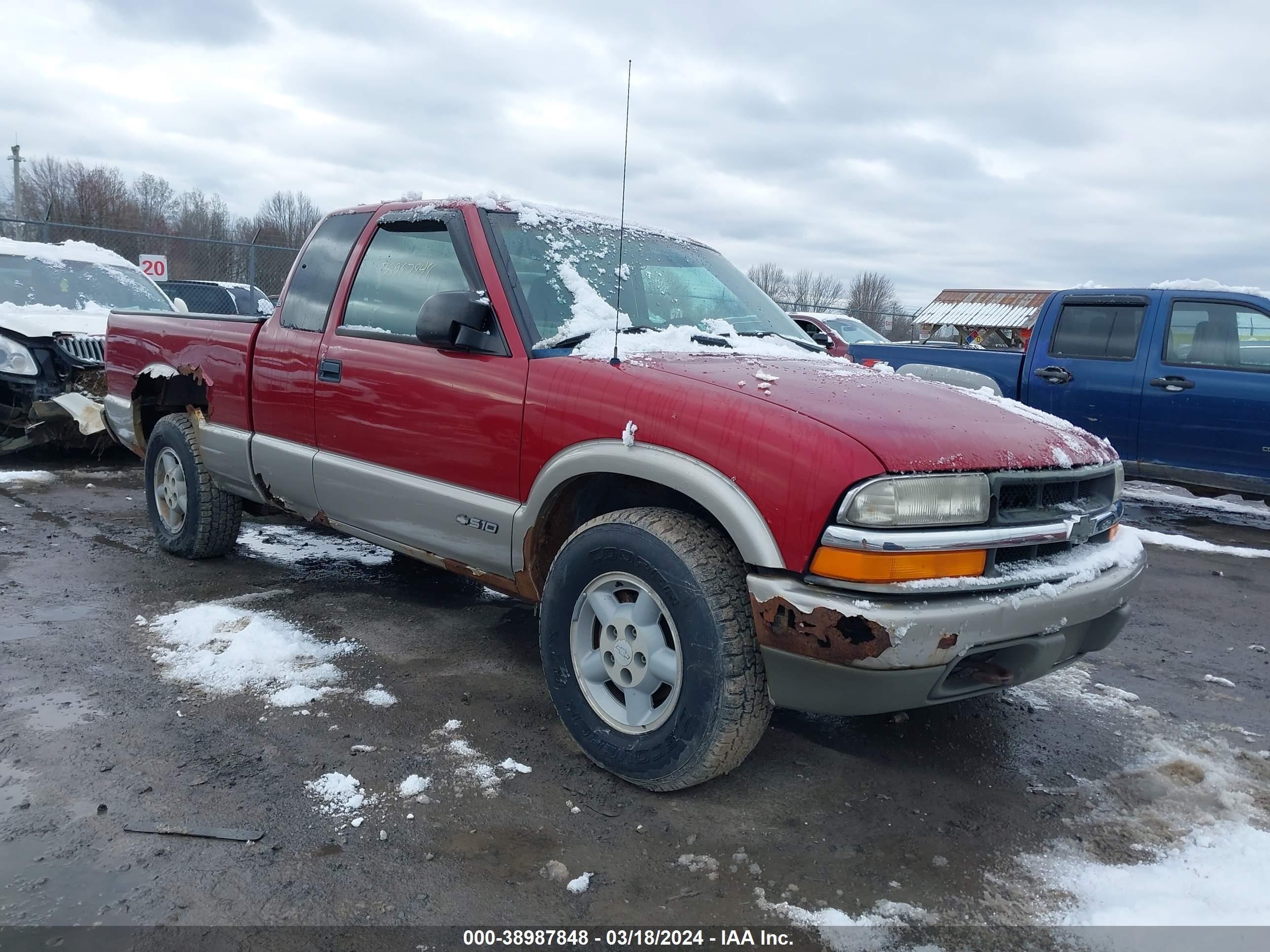 CHEVROLET S-10 PICKUP 1999 1gcdt19x8x8159374