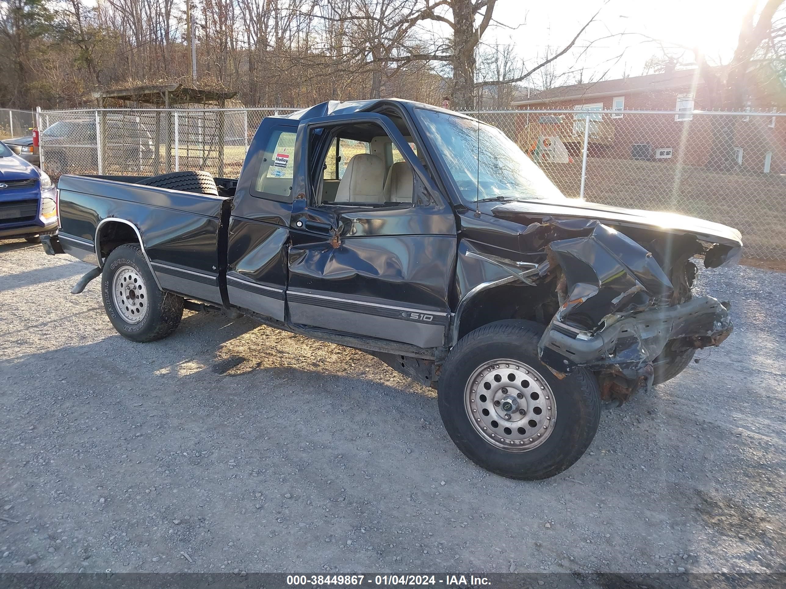 CHEVROLET S-10 PICKUP 1993 1gcdt19z2p0116875