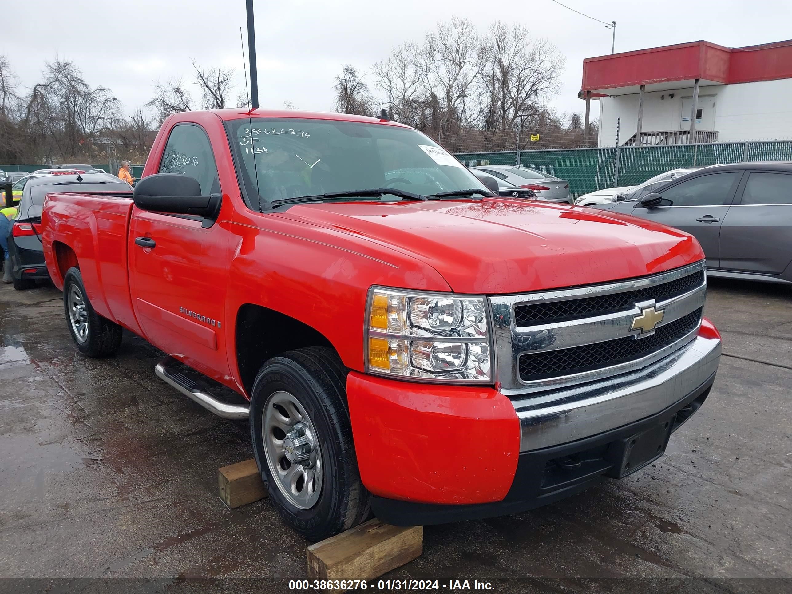 CHEVROLET SILVERADO 2008 1gcec14c38e134510