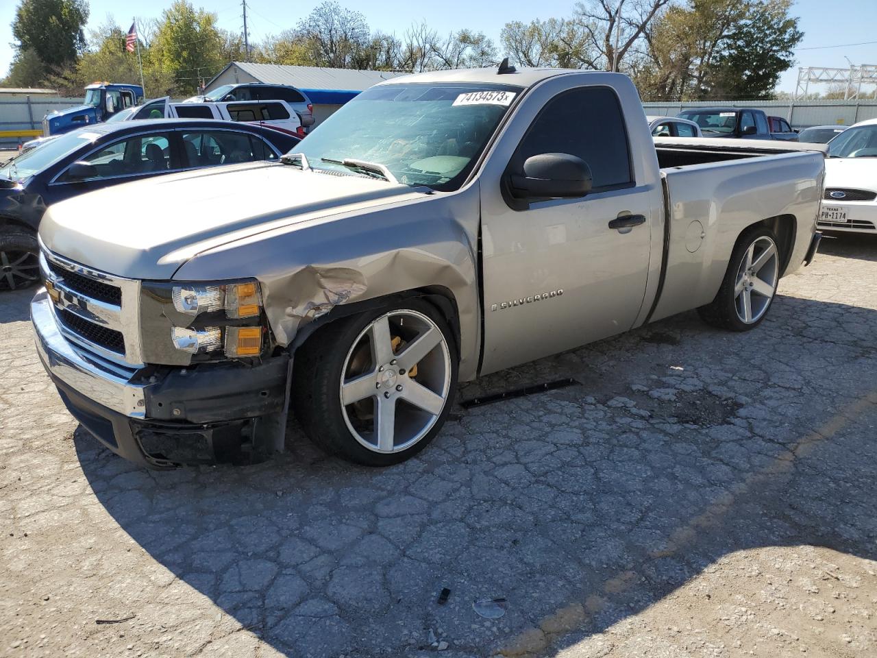 CHEVROLET SILVERADO 2007 1gcec14c47z562383