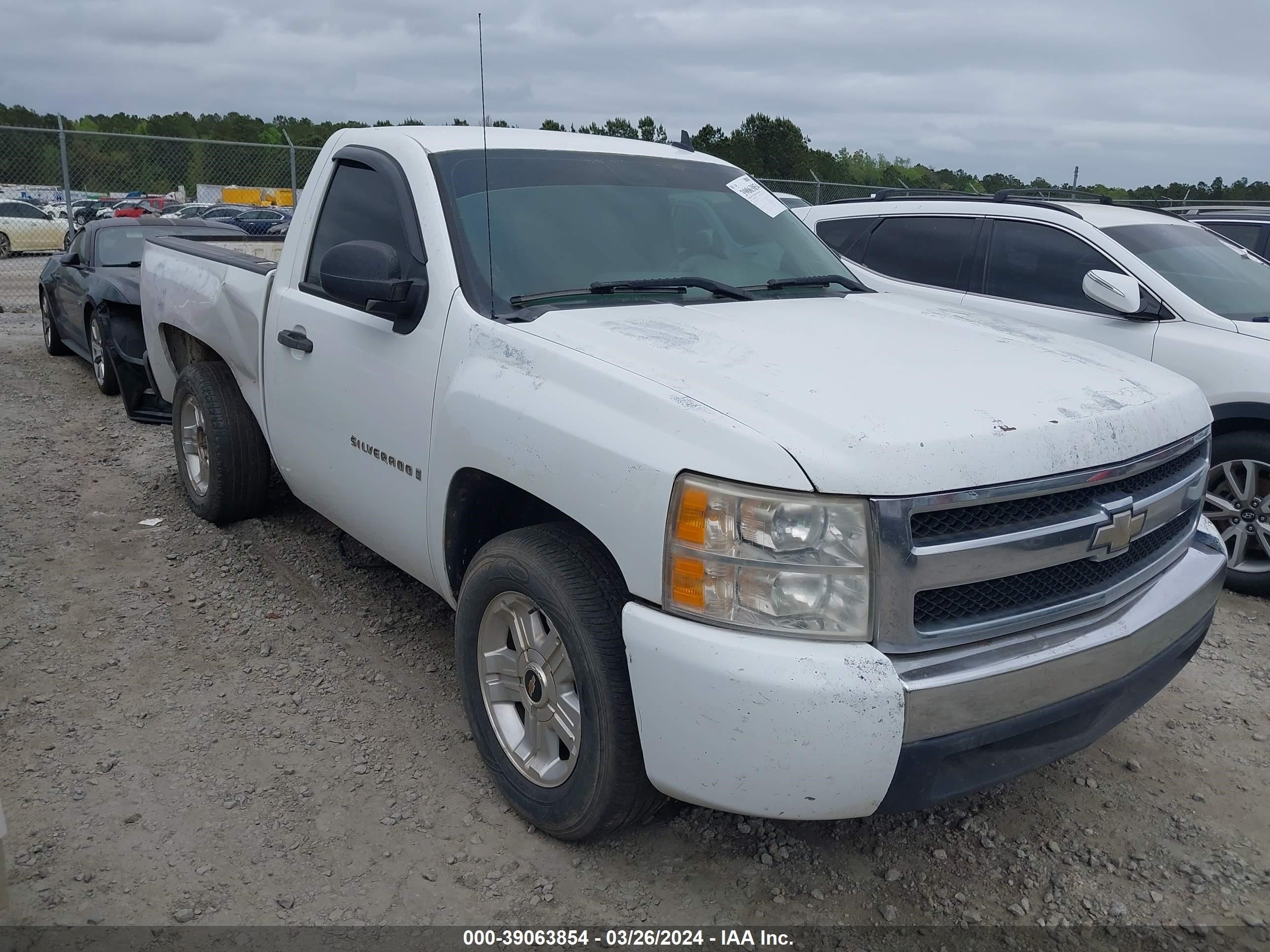 CHEVROLET SILVERADO 2008 1gcec14c58z117507