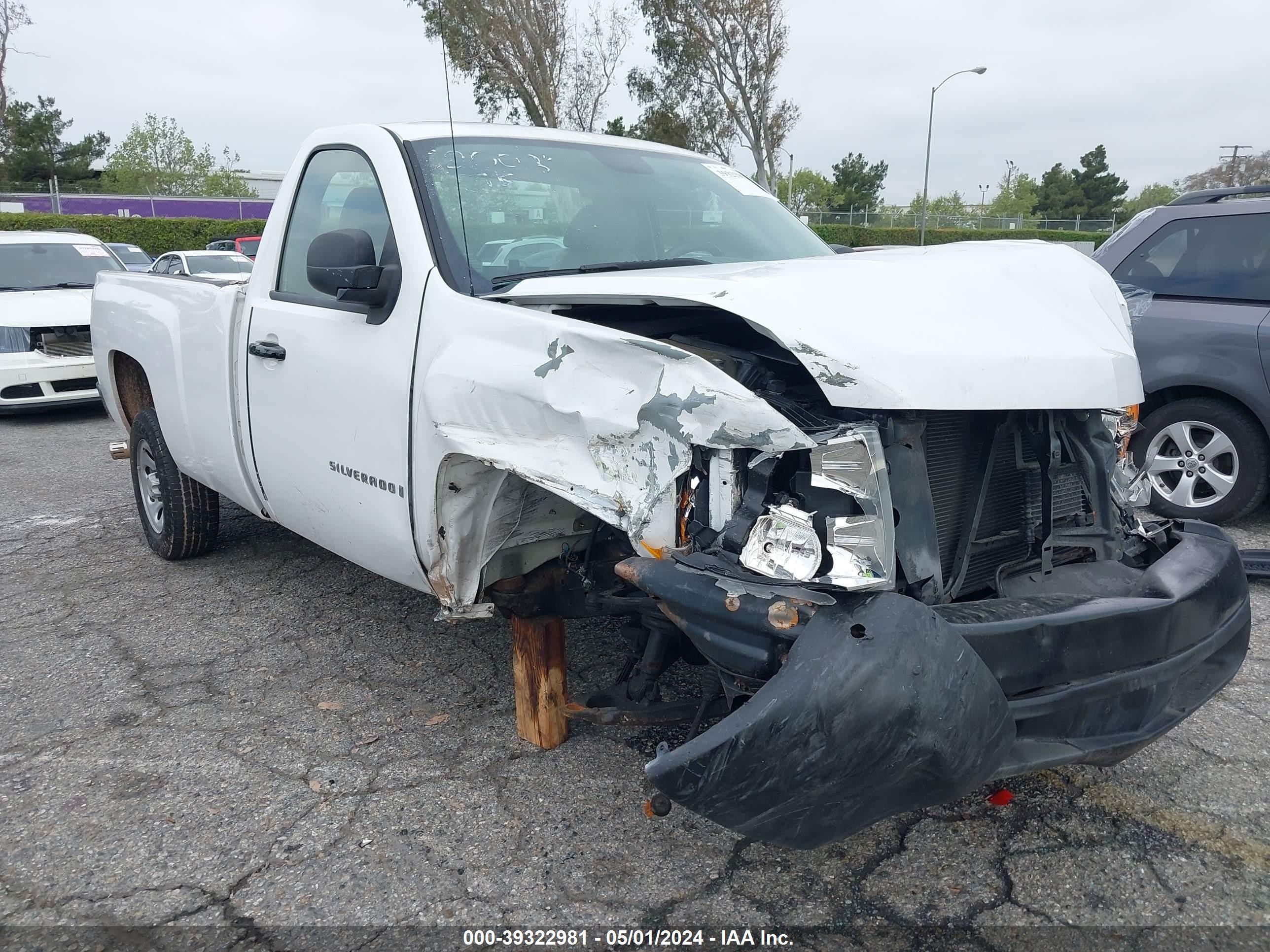 CHEVROLET SILVERADO 2007 1gcec14c77e531135