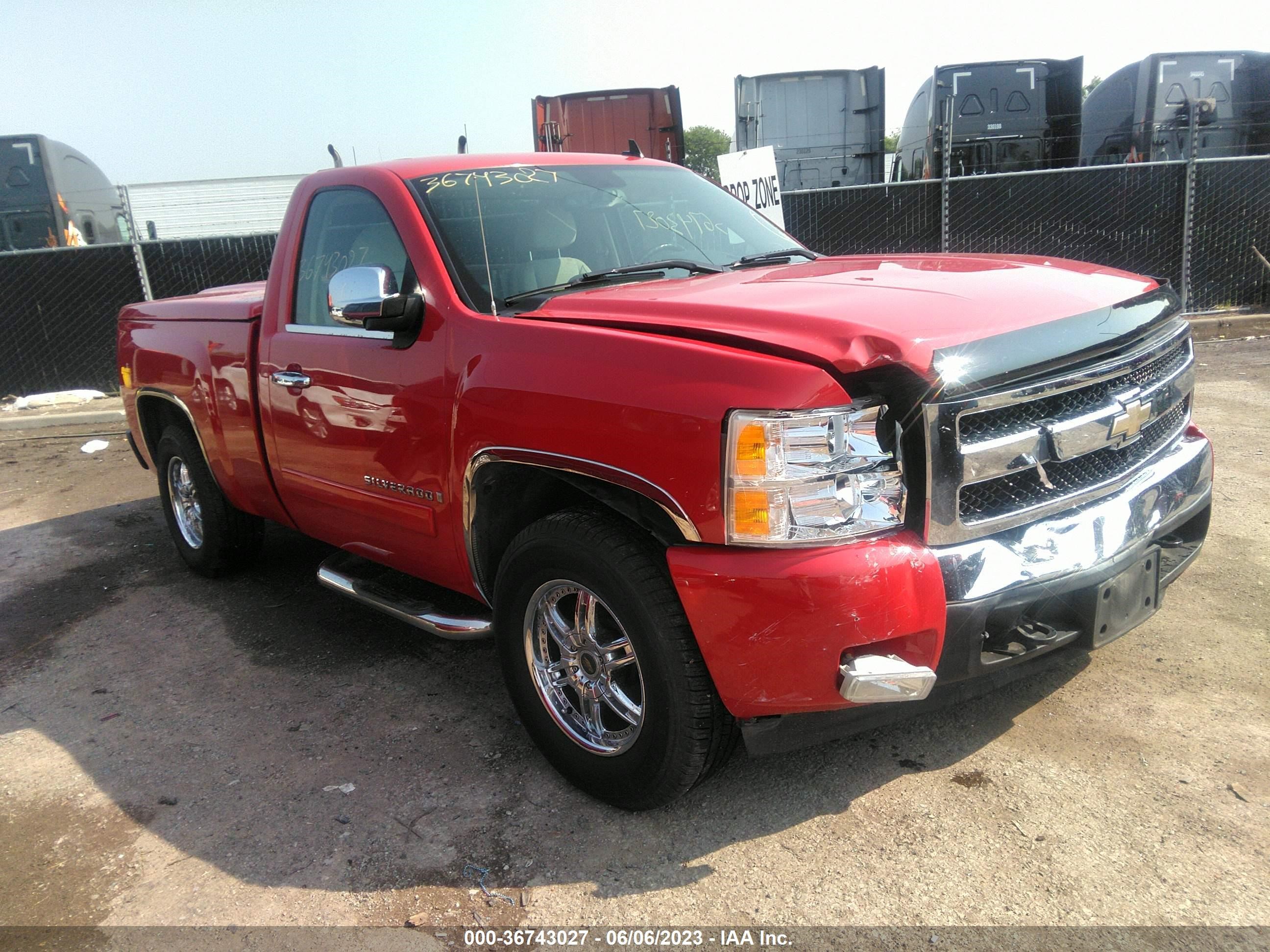 CHEVROLET SILVERADO 2007 1gcec14c87z591854