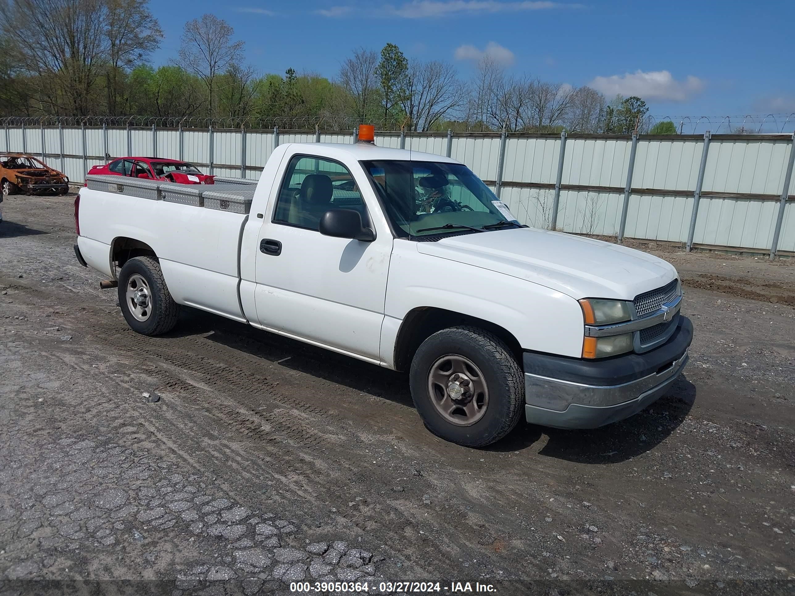 CHEVROLET SILVERADO 2003 1gcec14t73z271936