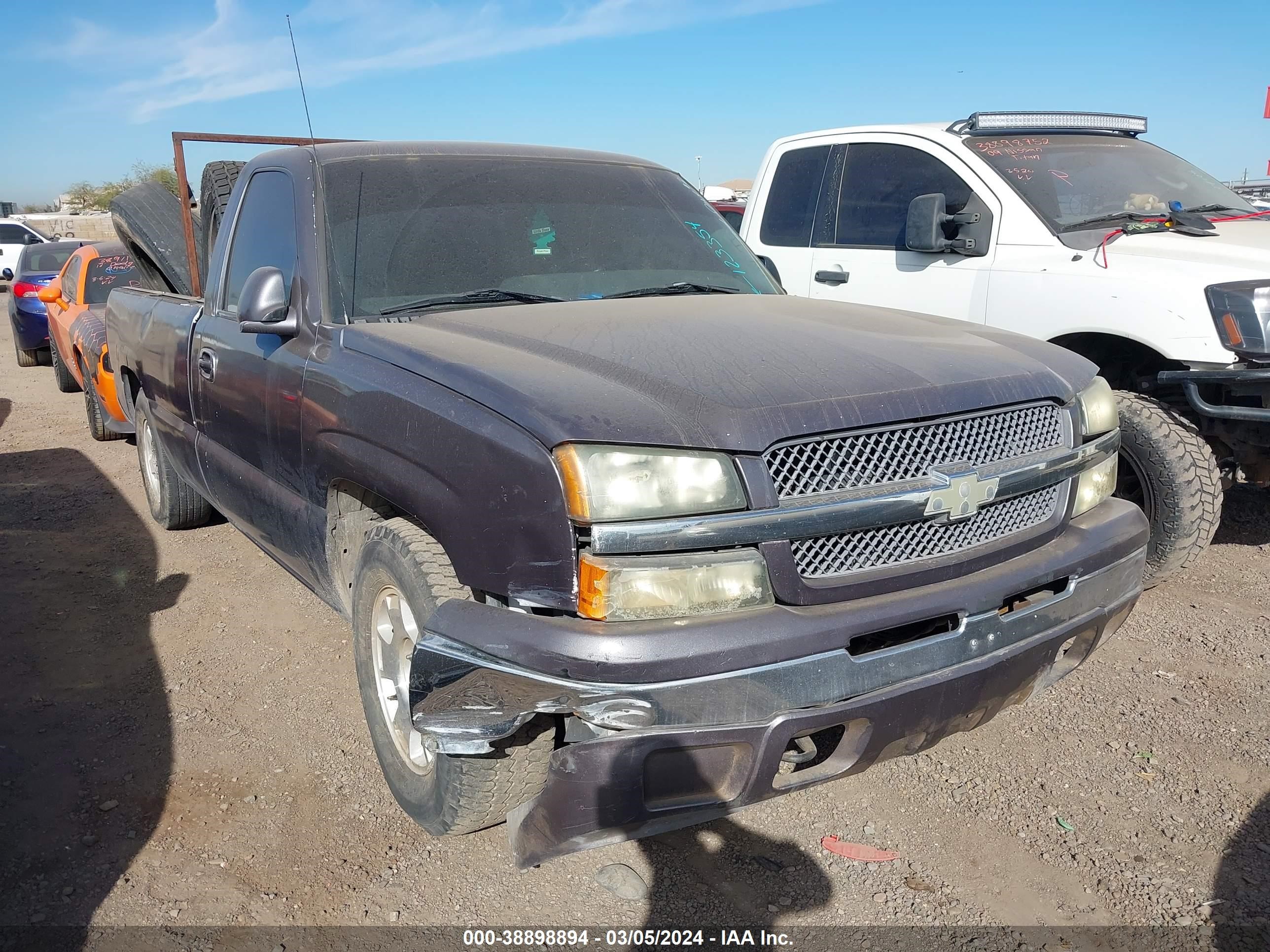 CHEVROLET SILVERADO 2003 1gcec14v03z123354