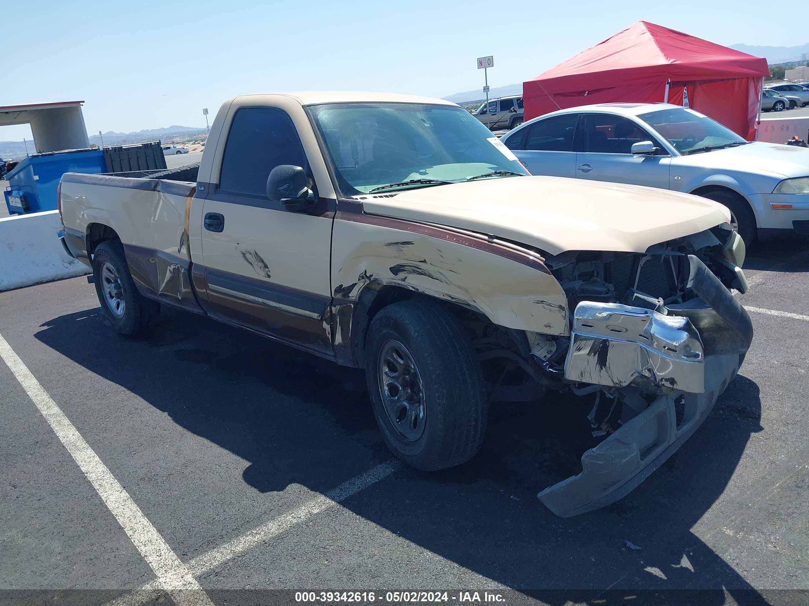 CHEVROLET SILVERADO 2005 1gcec14v05e231600