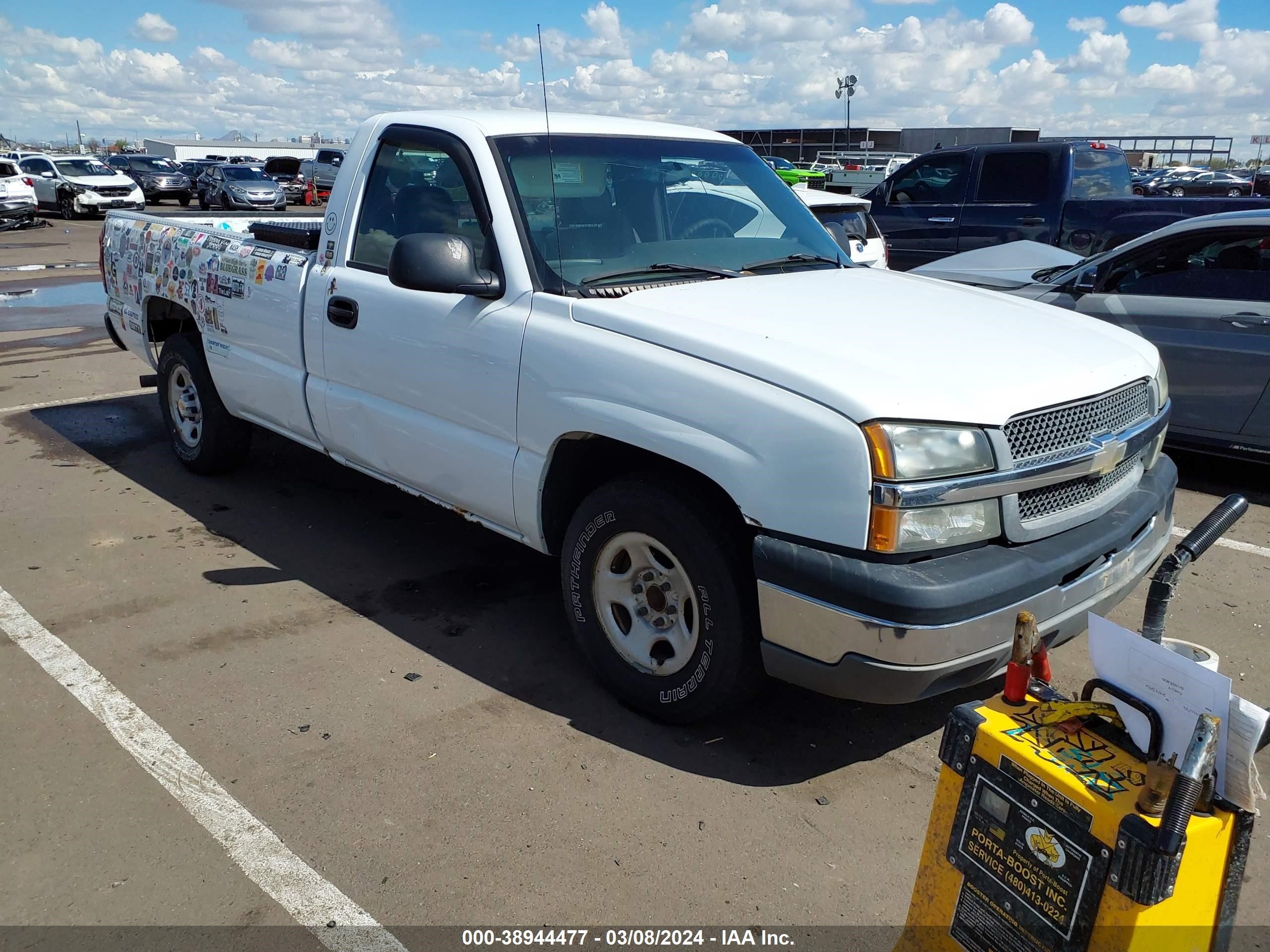 CHEVROLET SILVERADO 2004 1gcec14v74z254296