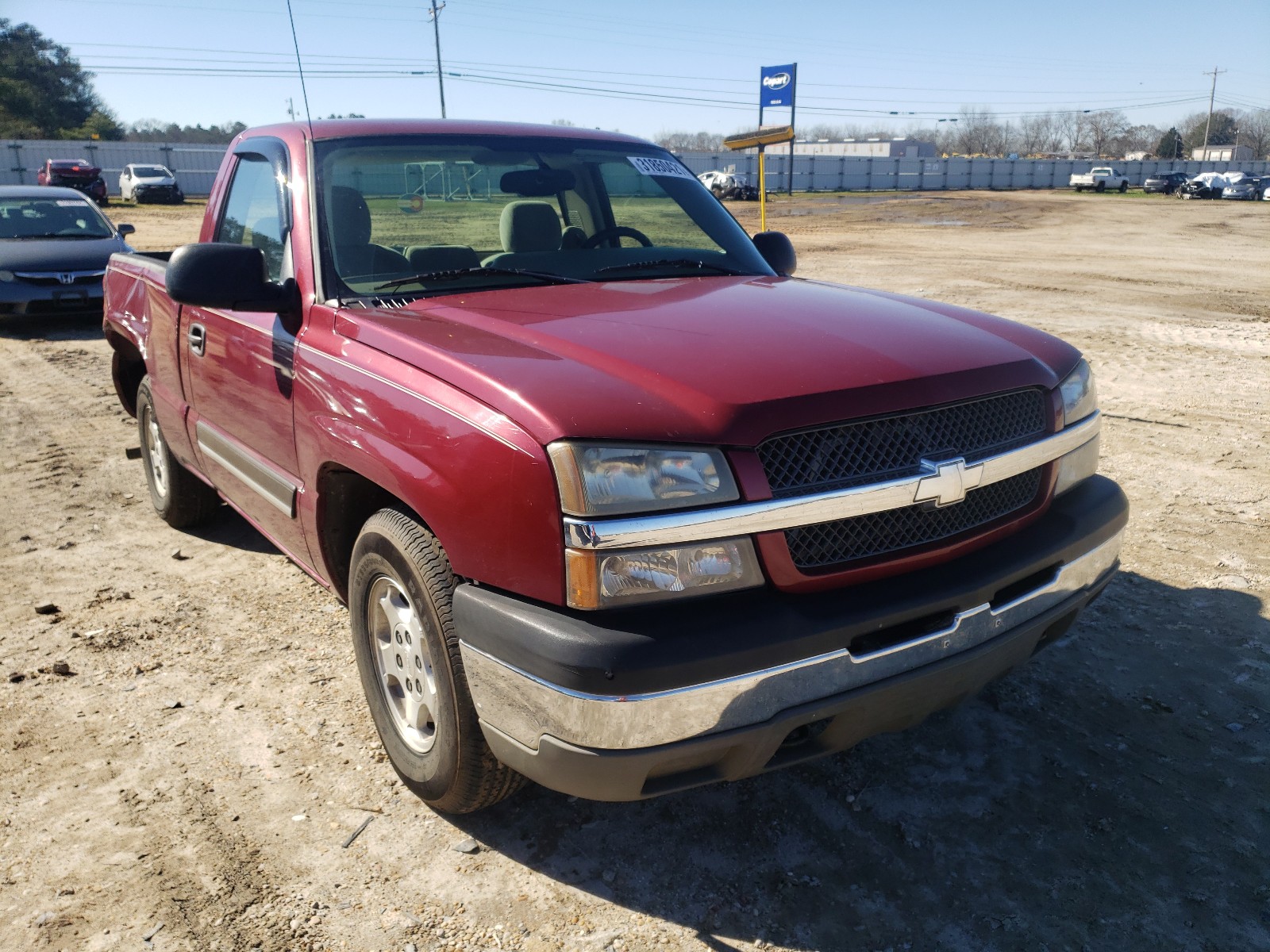 CHEVROLET SILVERADO 2004 1gcec14vx4z155438