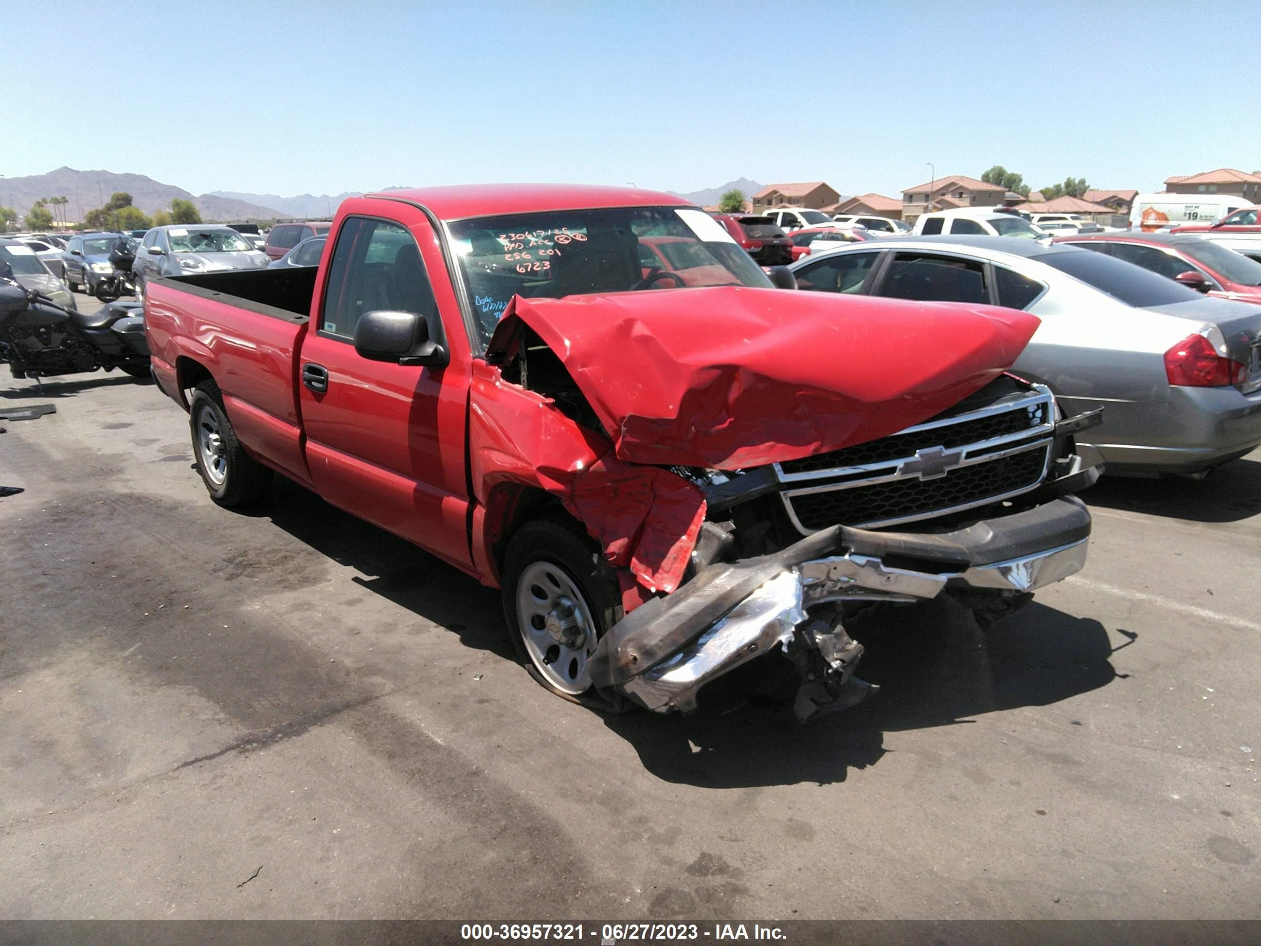 CHEVROLET SILVERADO 2006 1gcec14vx6e206723