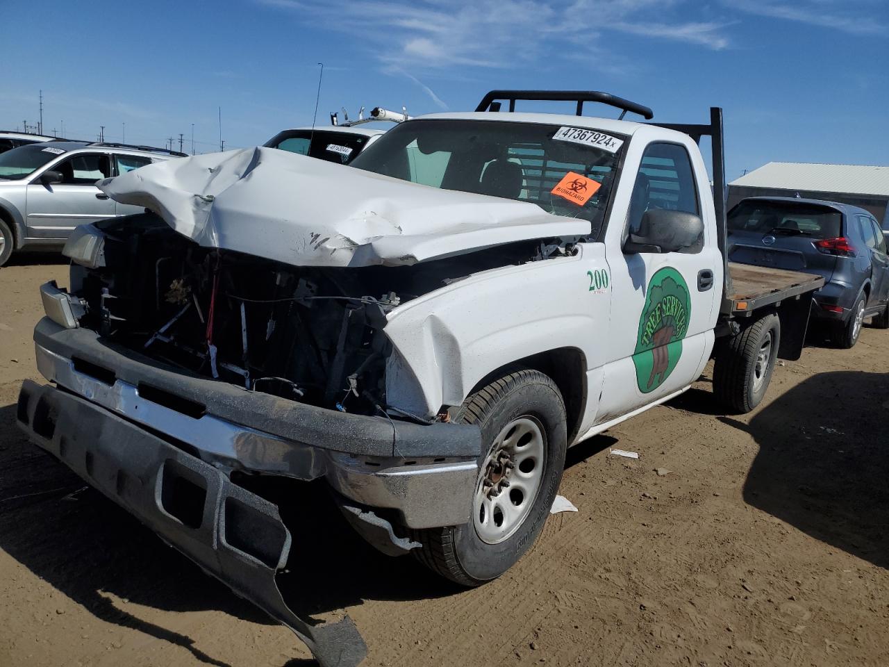 CHEVROLET SILVERADO 2007 1gcec14vx7z203542