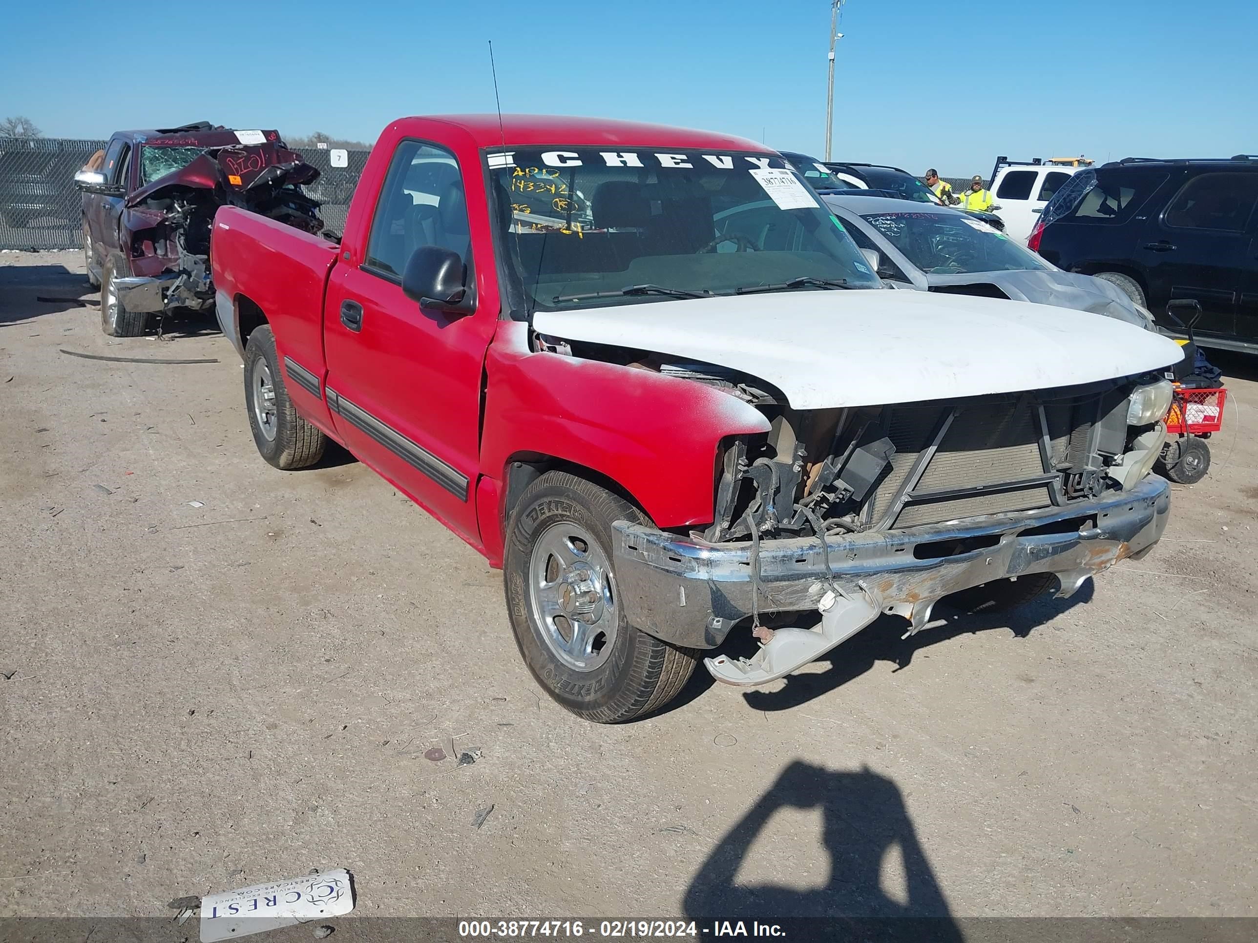 CHEVROLET SILVERADO 2002 1gcec14w02z337168