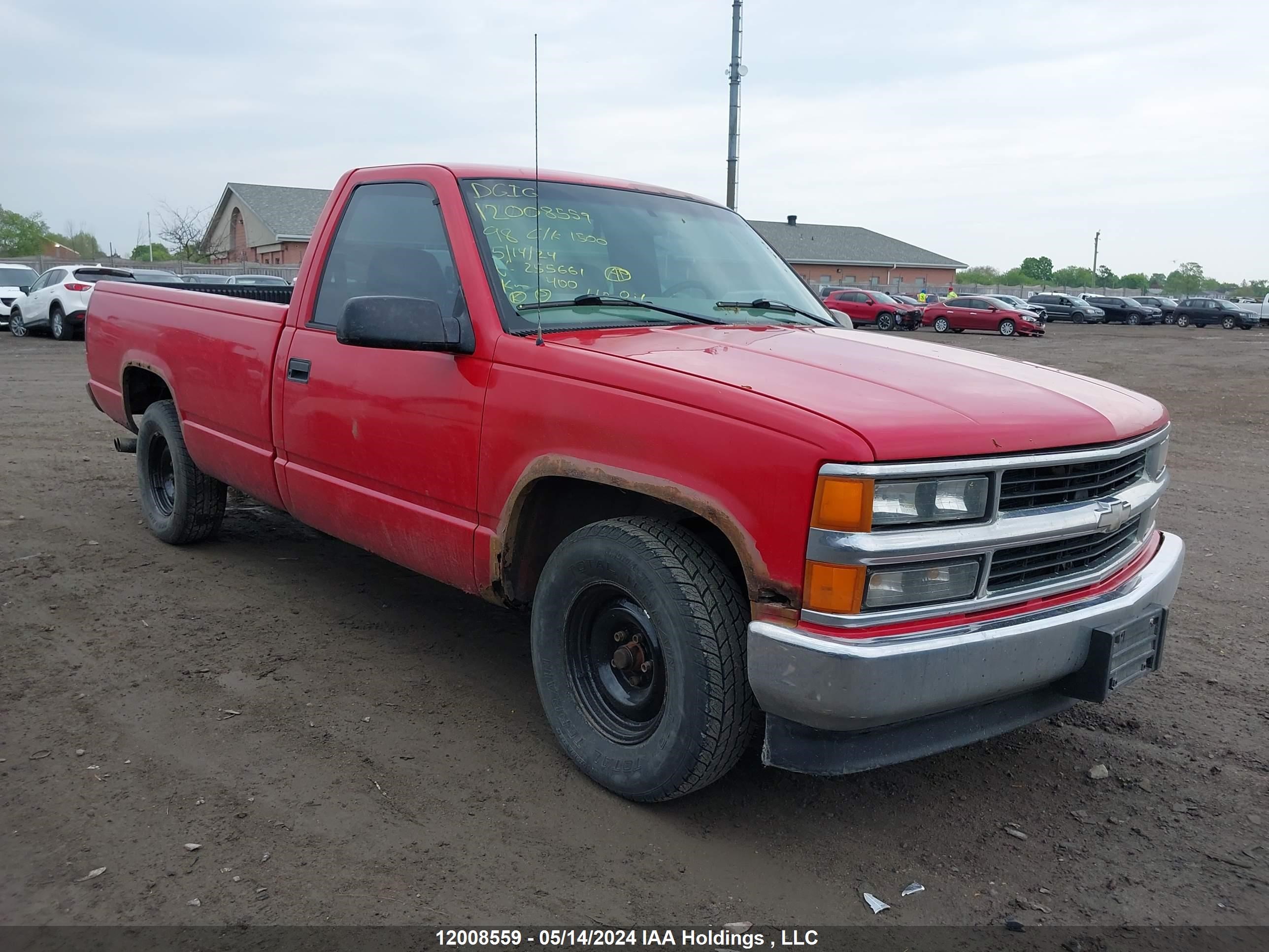 CHEVROLET S-10 PICKUP 1998 1gcec14w4wz255661