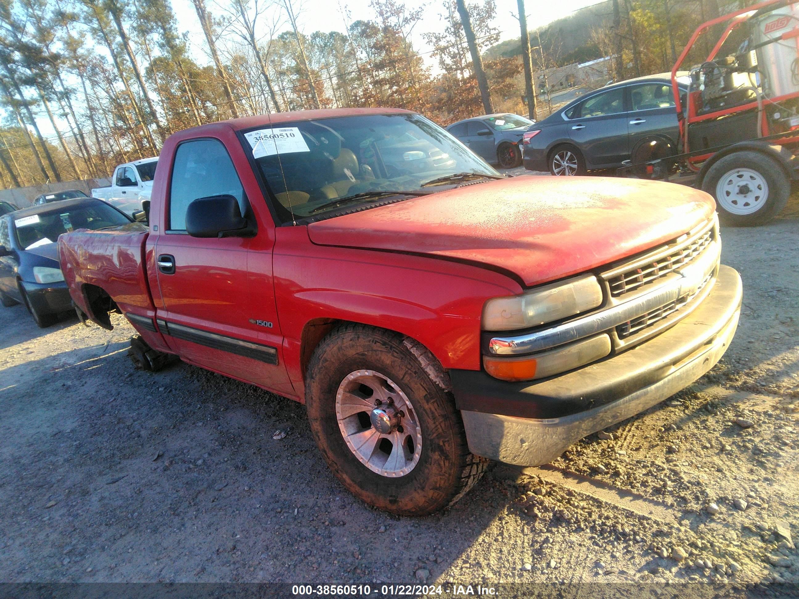 CHEVROLET SILVERADO 2001 1gcec14w61z284359