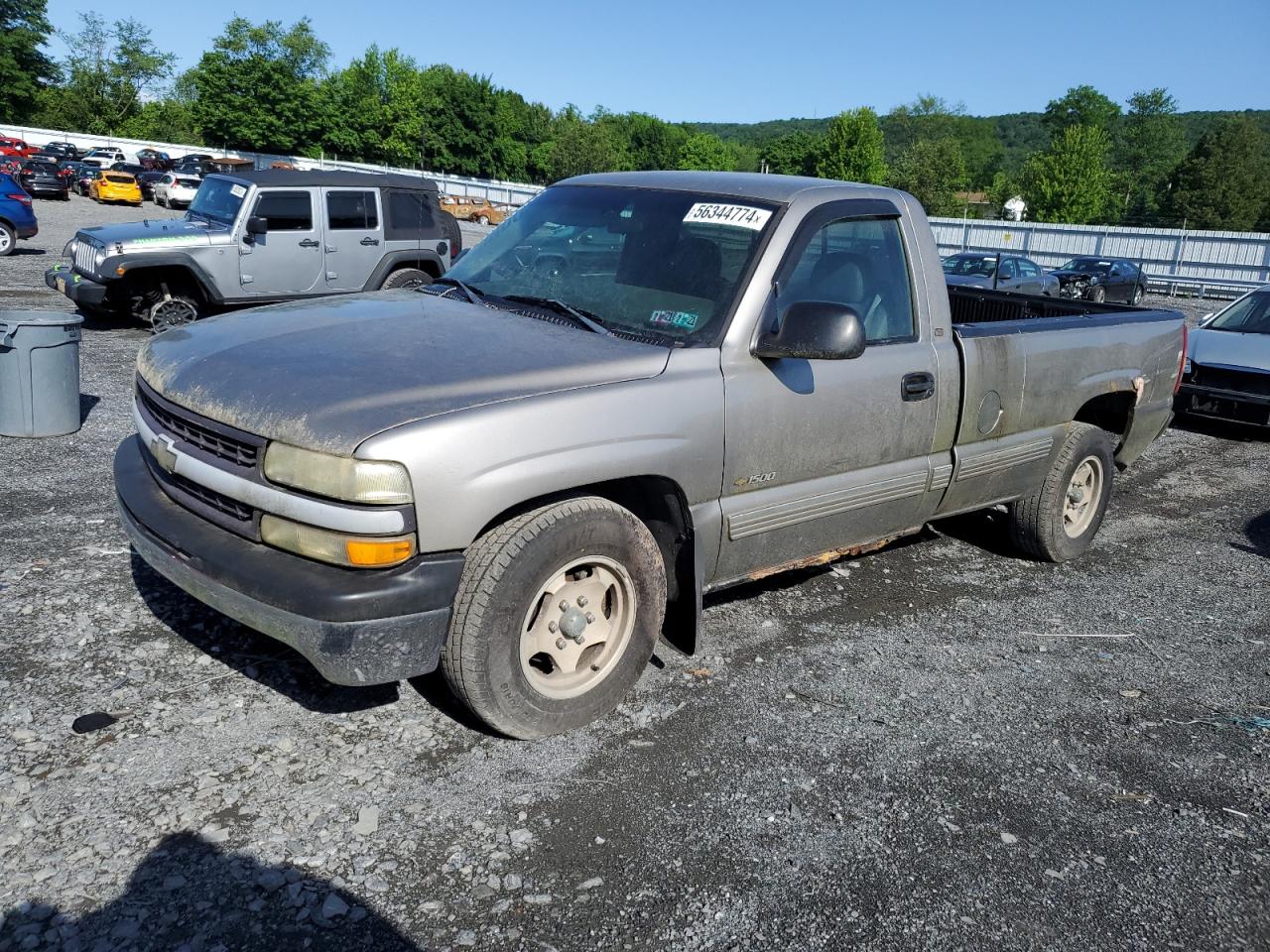 CHEVROLET SILVERADO 2000 1gcec14w7ye249329