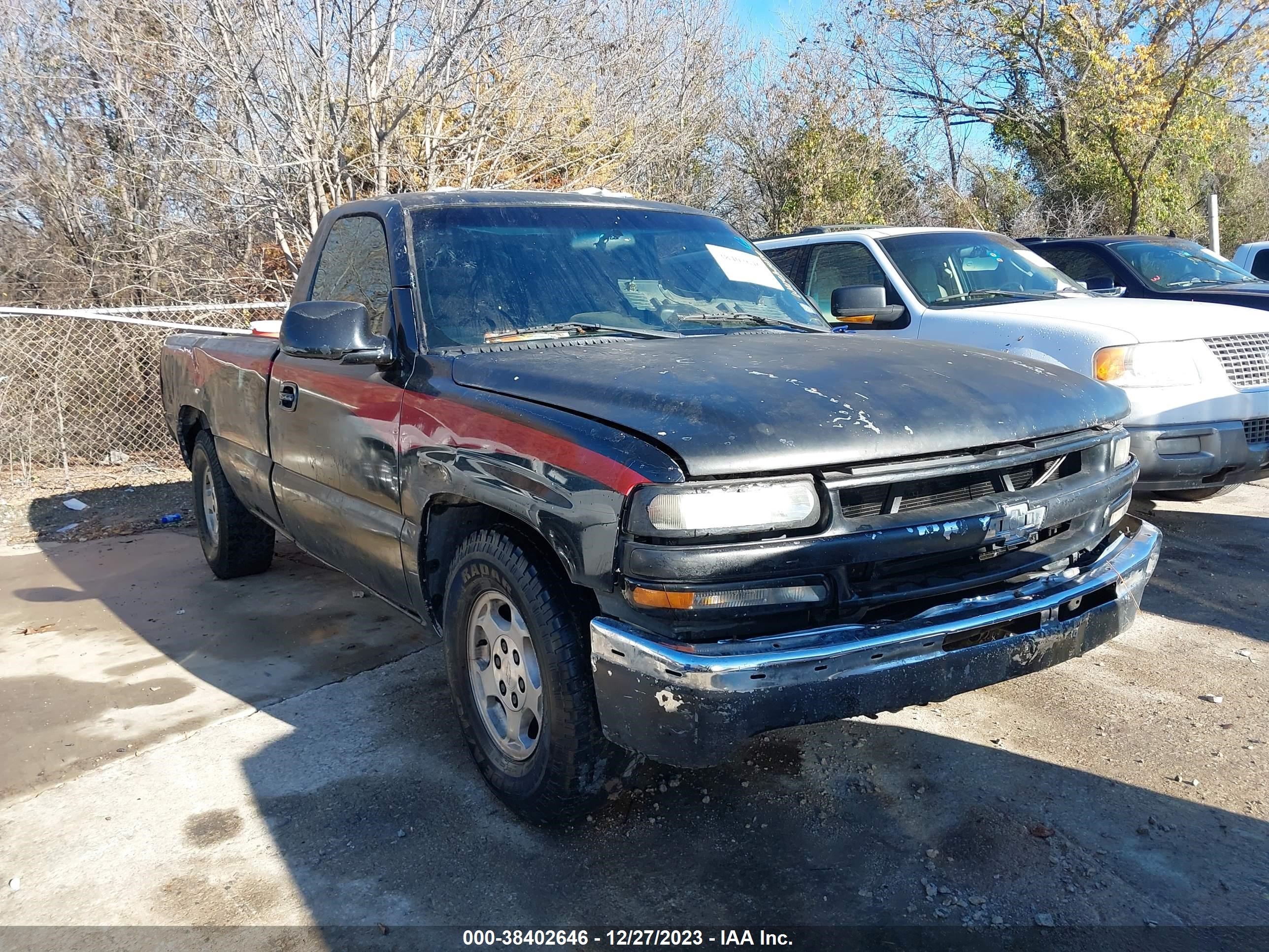 CHEVROLET SILVERADO 2000 1gcec14w8ye275275