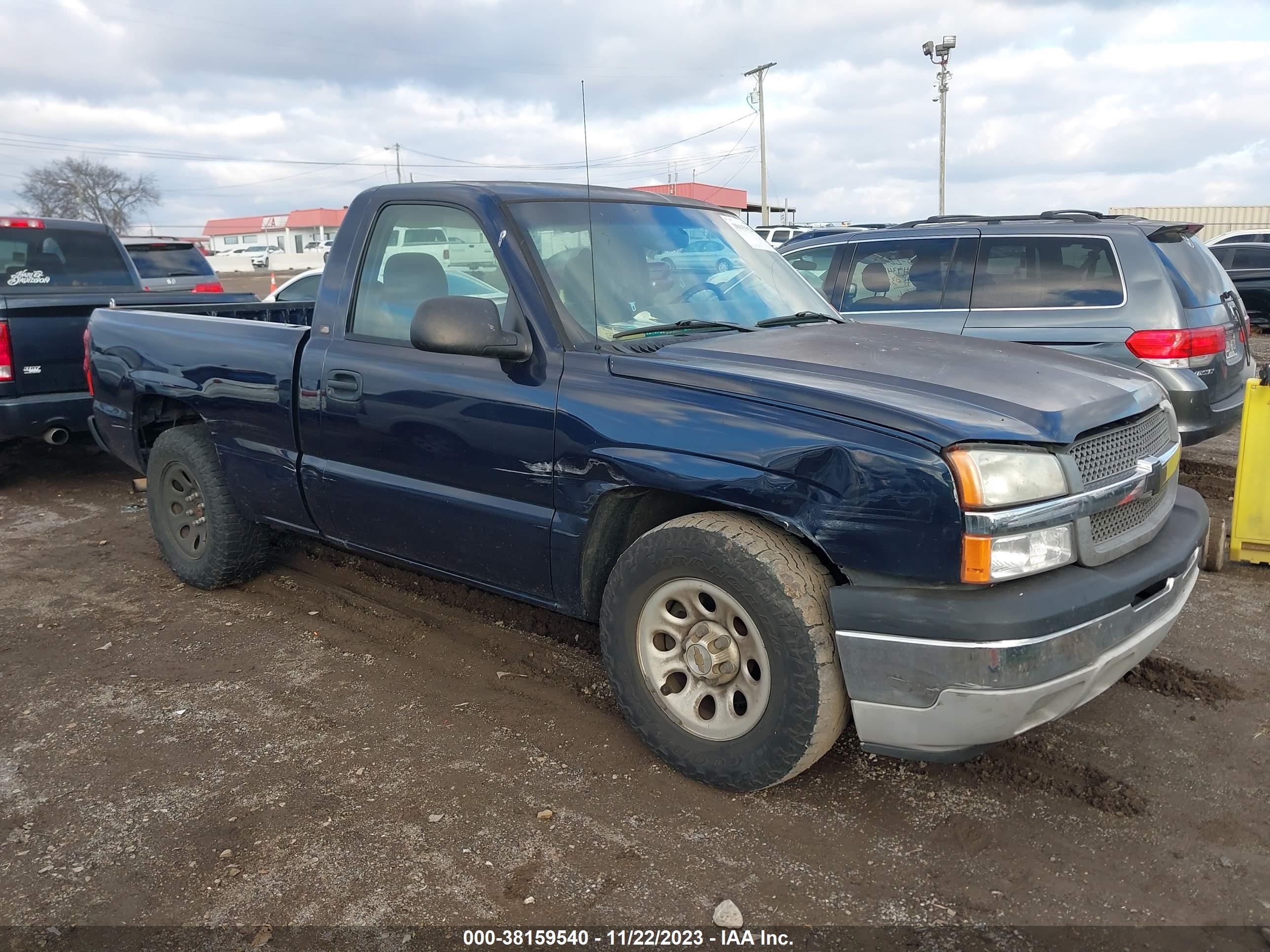 CHEVROLET SILVERADO 2005 1gcec14x05z330315