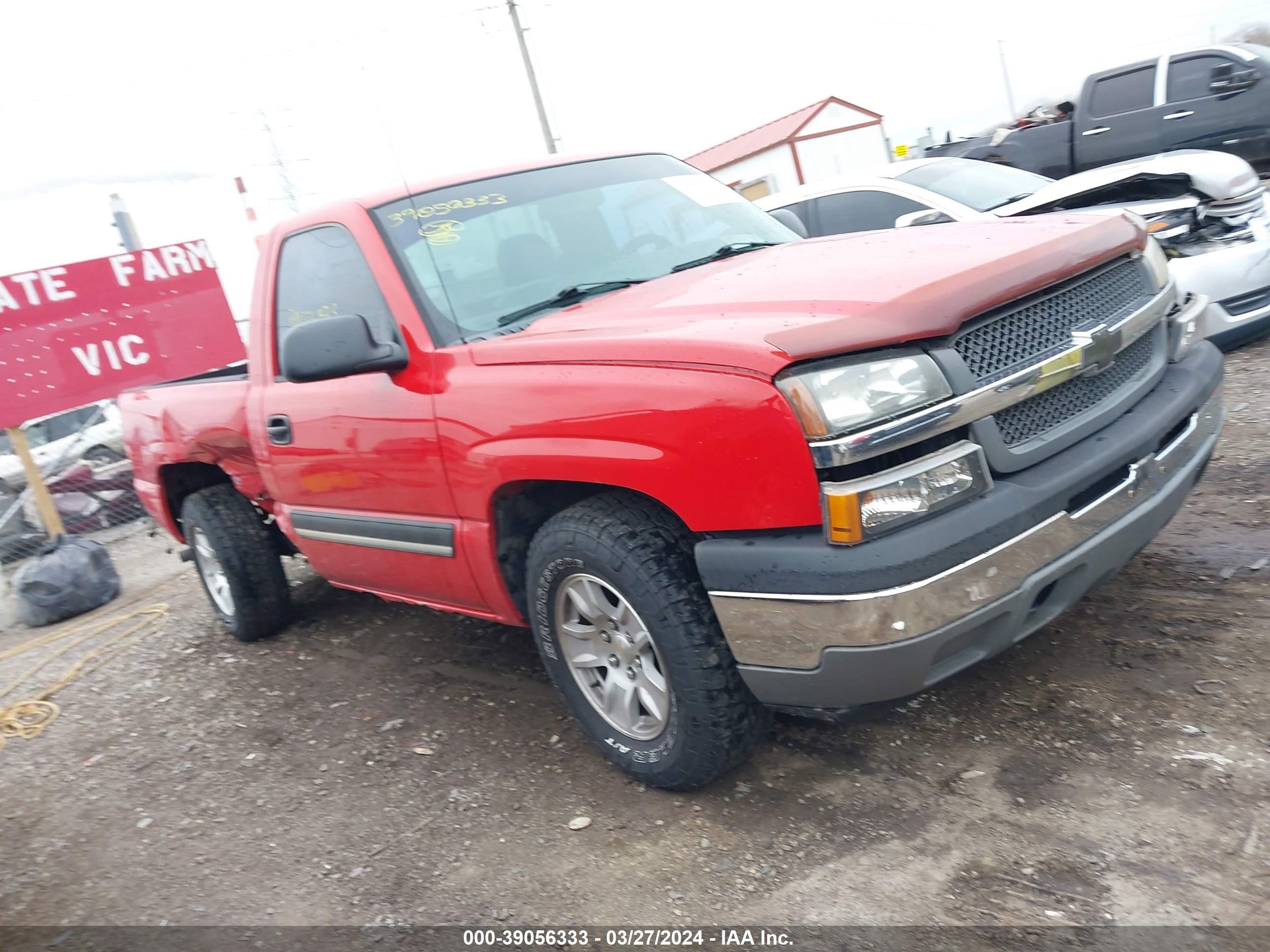 CHEVROLET SILVERADO 2005 1gcec14x25z126535