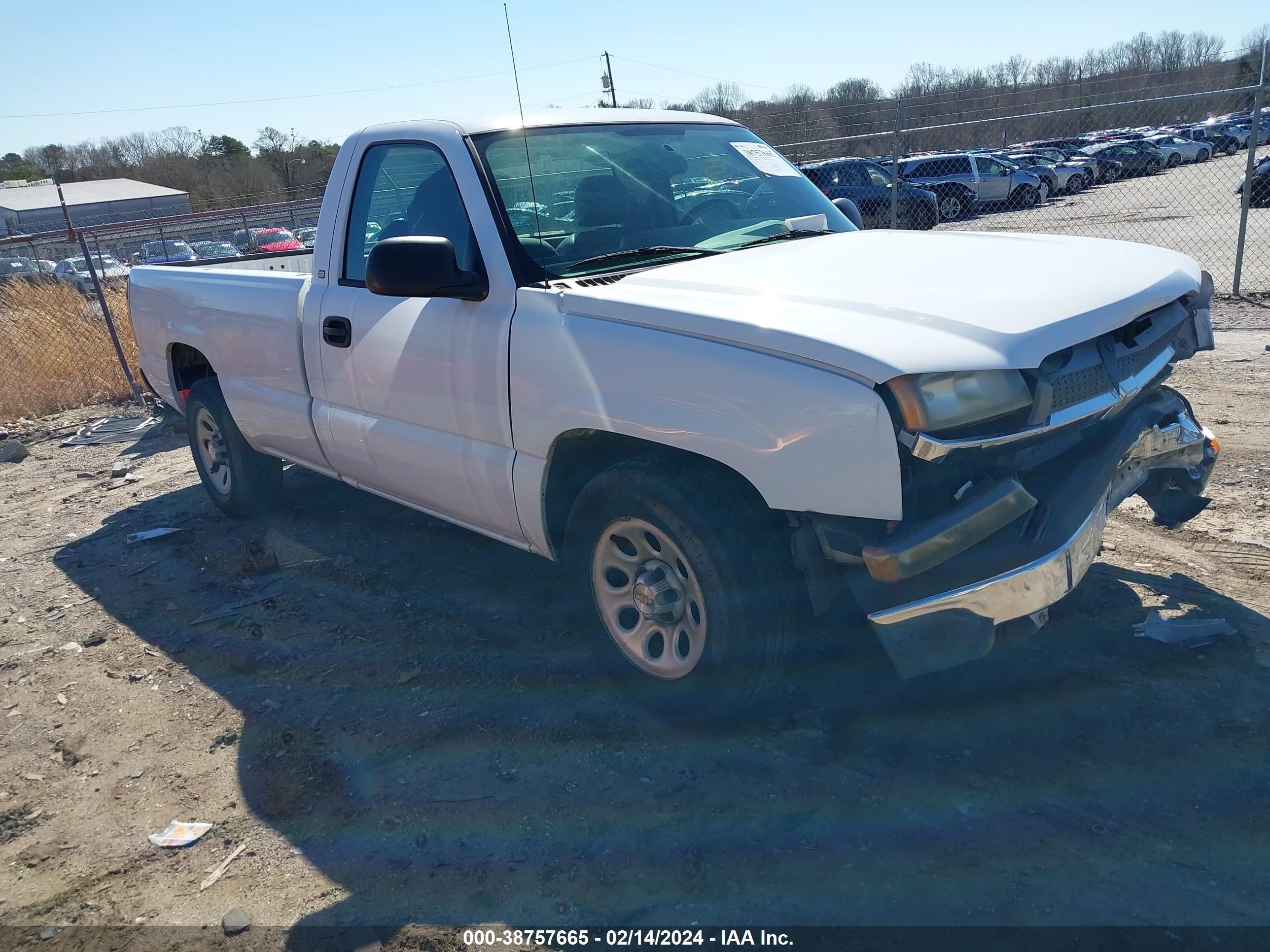 CHEVROLET SILVERADO 2005 1gcec14x35z103183