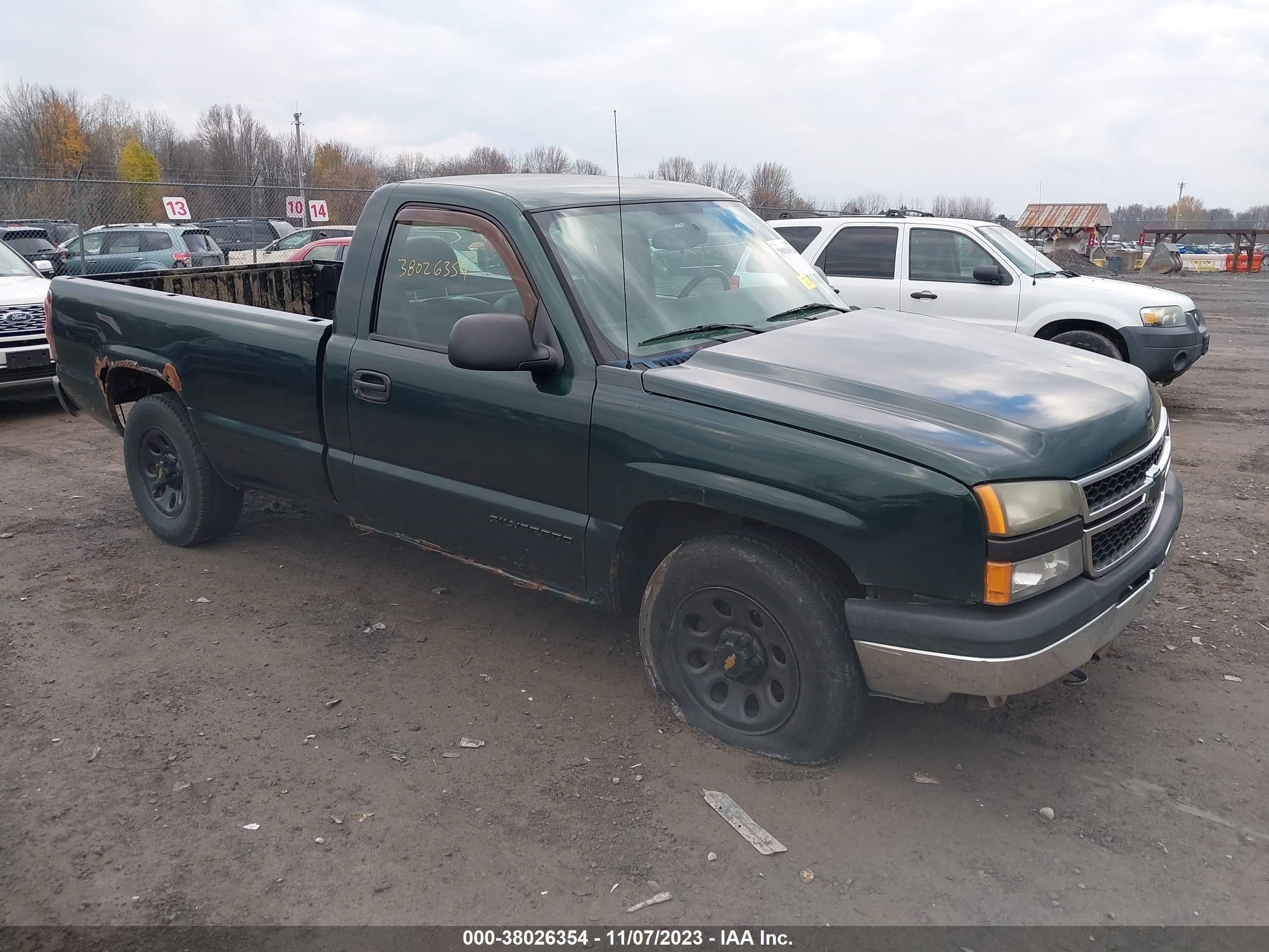 CHEVROLET SILVERADO 2006 1gcec14x46z102206