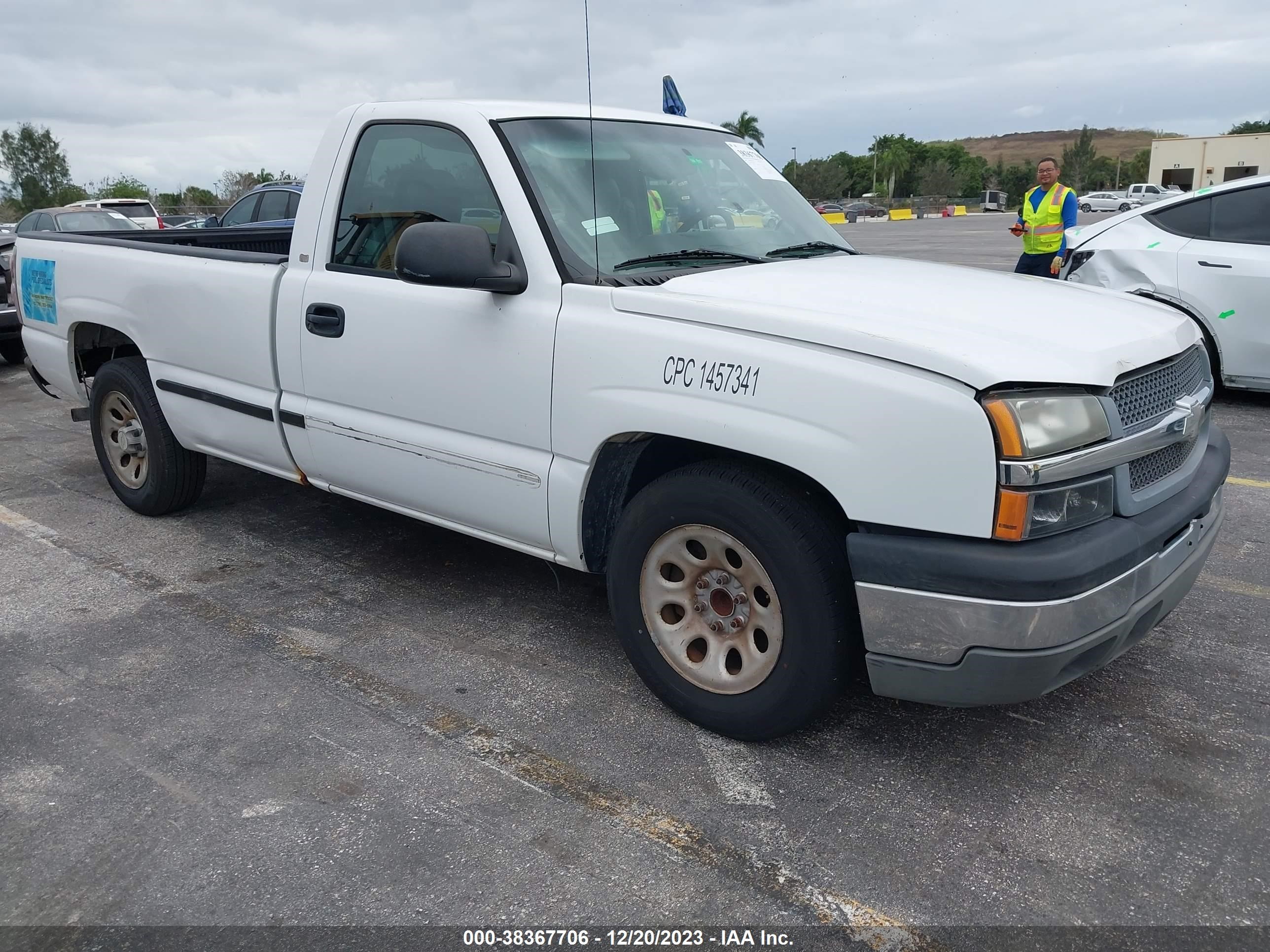 CHEVROLET SILVERADO 2005 1gcec14x65z344347