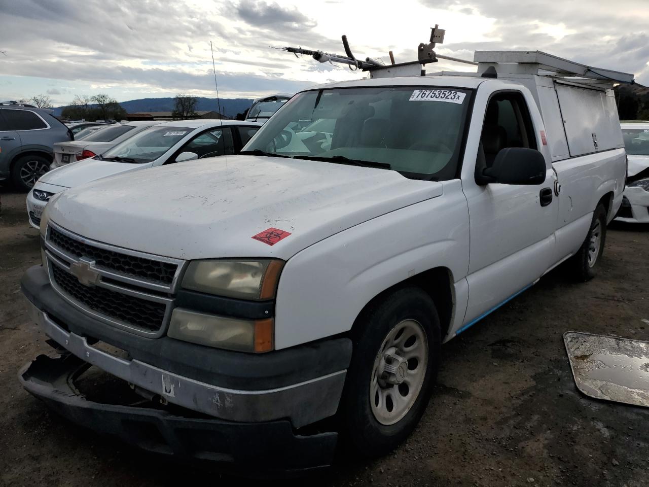 CHEVROLET SILVERADO 2007 1gcec14x67z146421