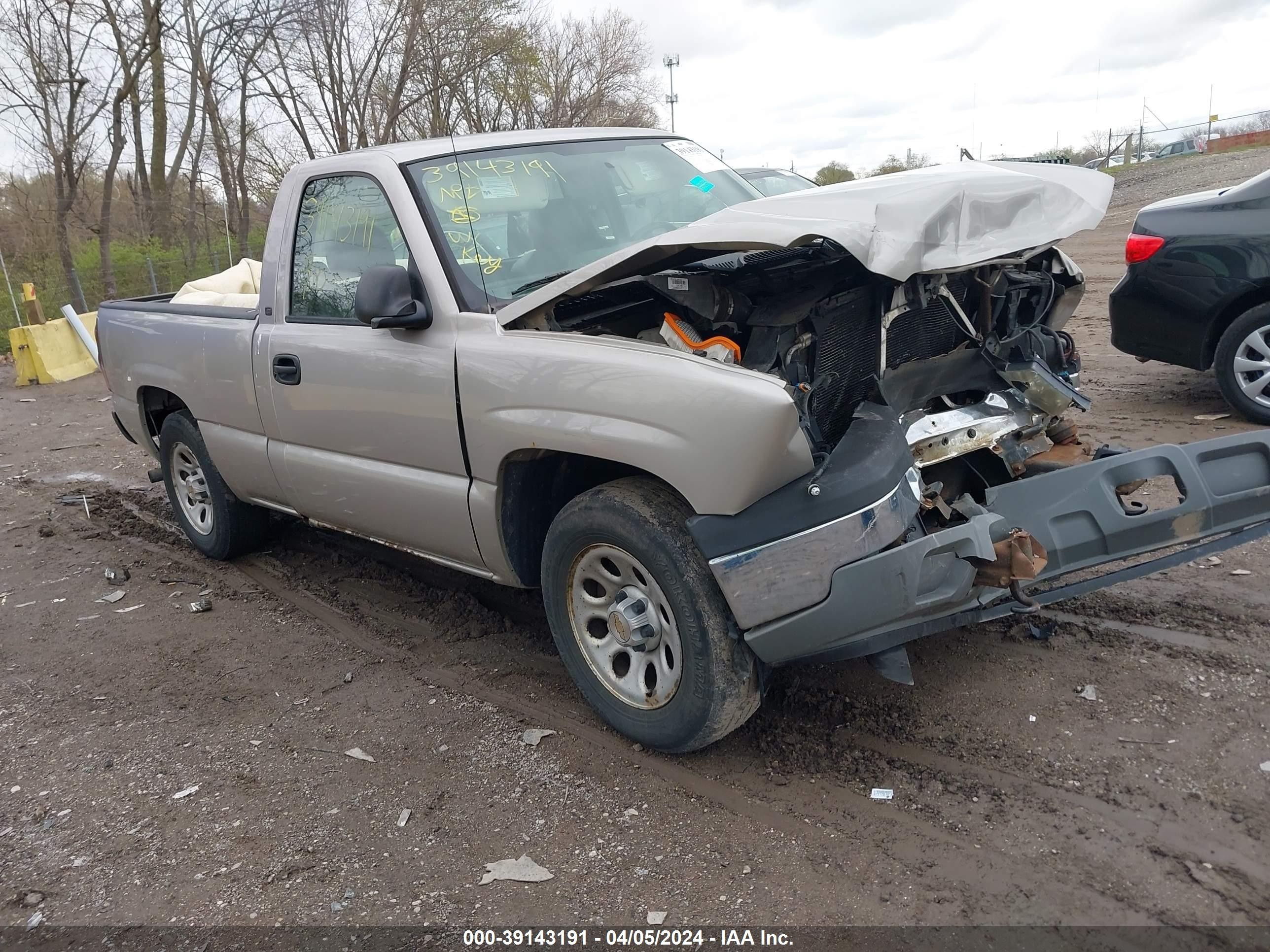 CHEVROLET SILVERADO 2005 1gcec14x75z125333