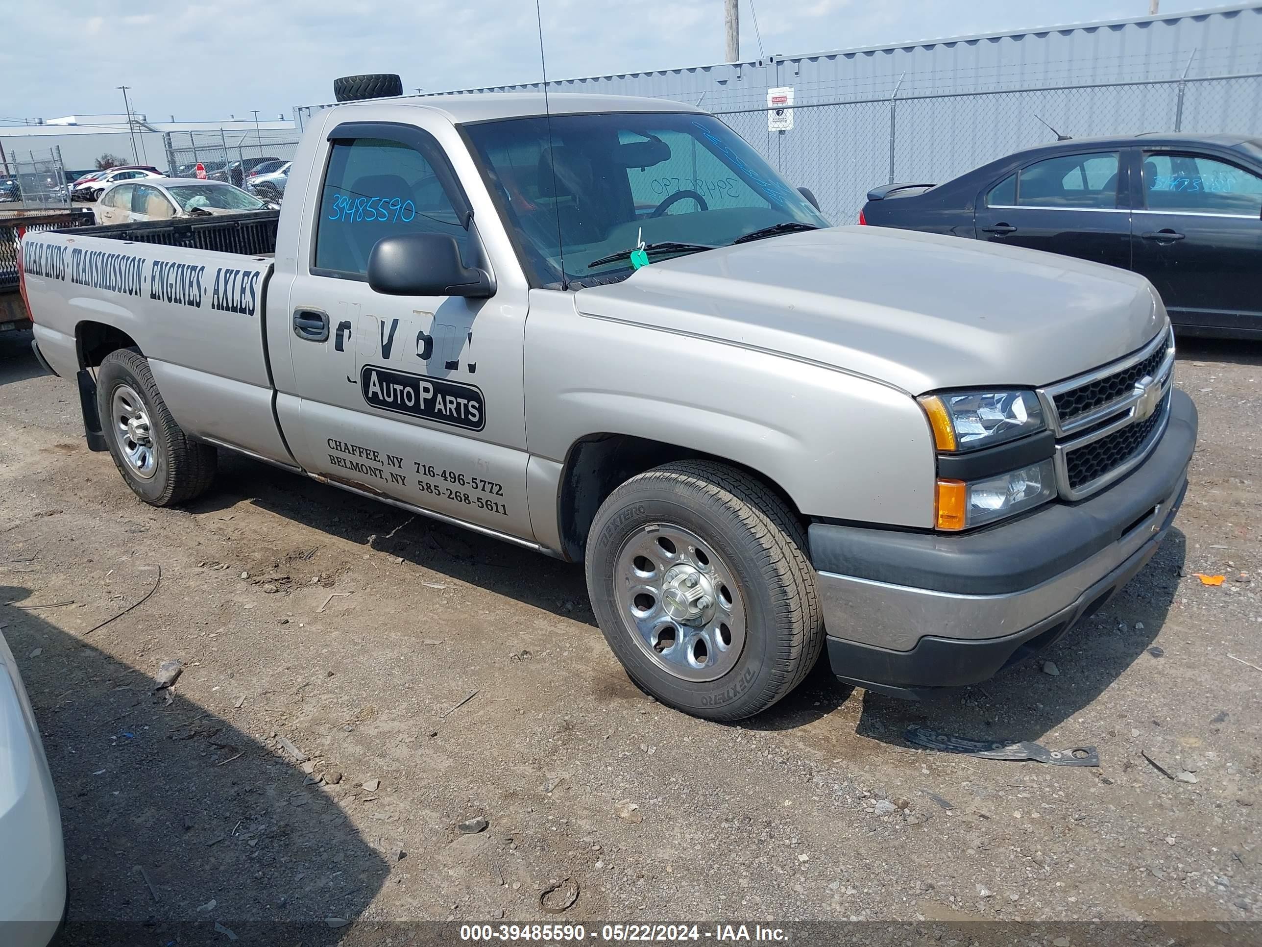 CHEVROLET SILVERADO 2006 1gcec14x86z102550