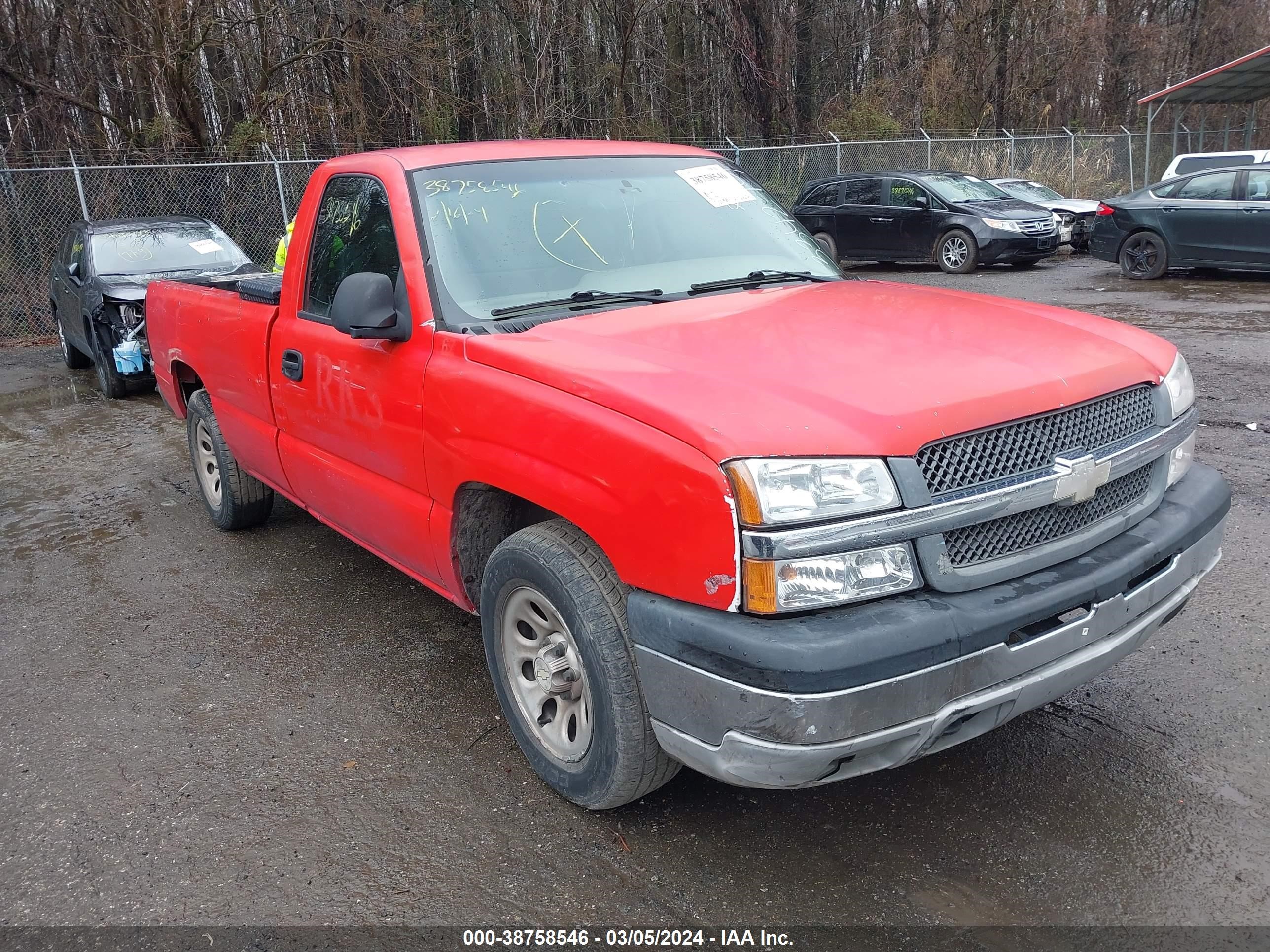 CHEVROLET SILVERADO 2005 1gcec14x95z334279