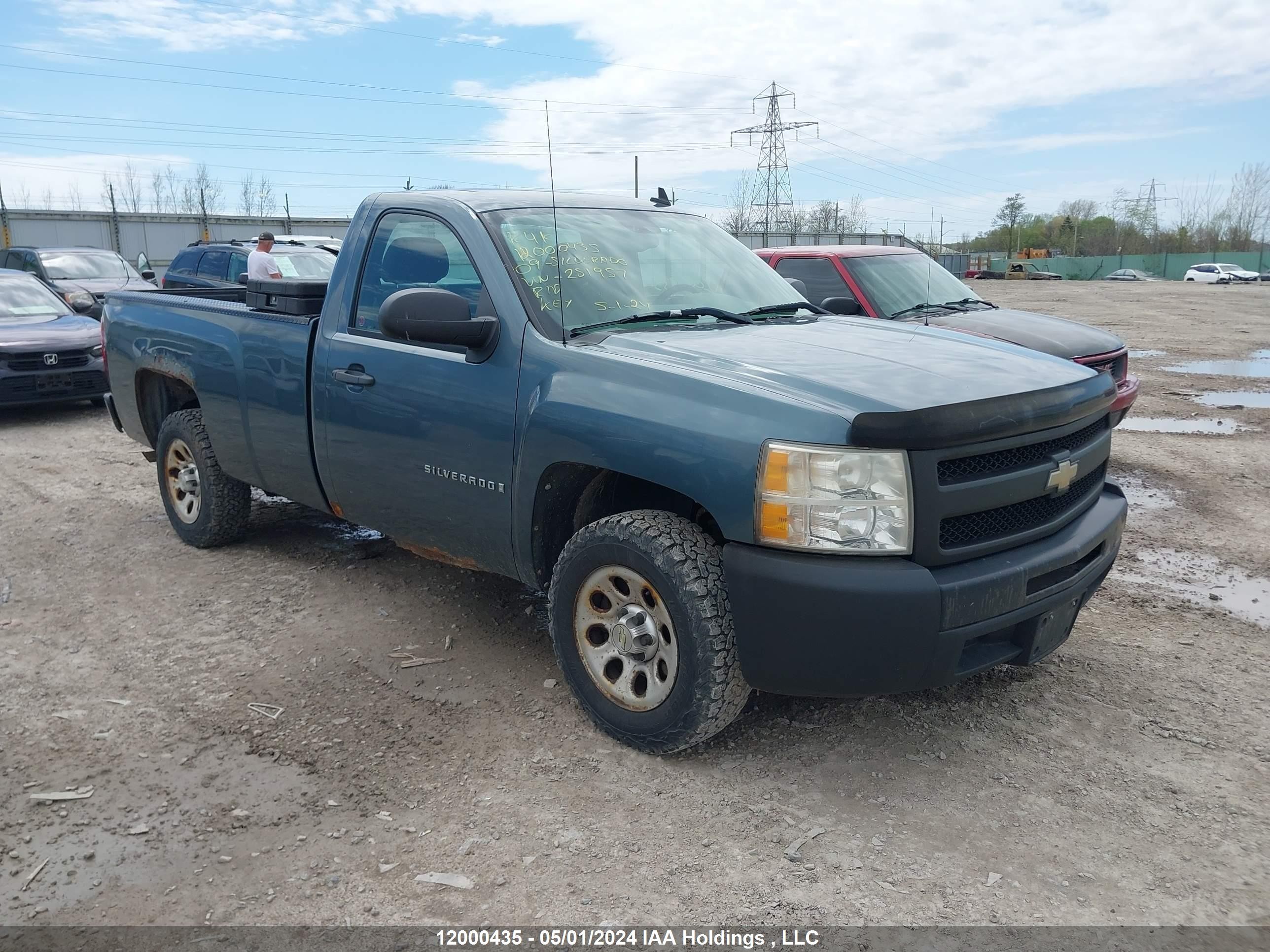 CHEVROLET SILVERADO 2009 1gcec14x99z251957