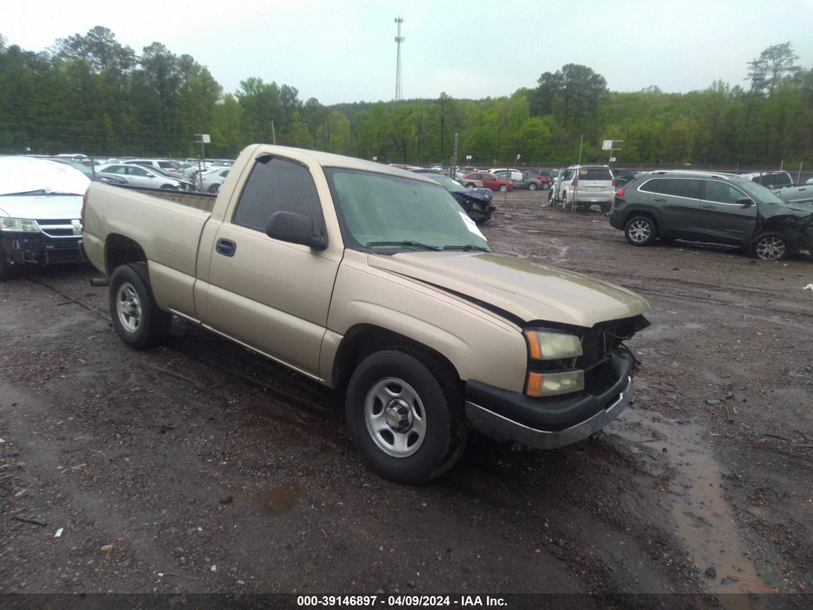 CHEVROLET SILVERADO 2004 1gcec14xx4z343412