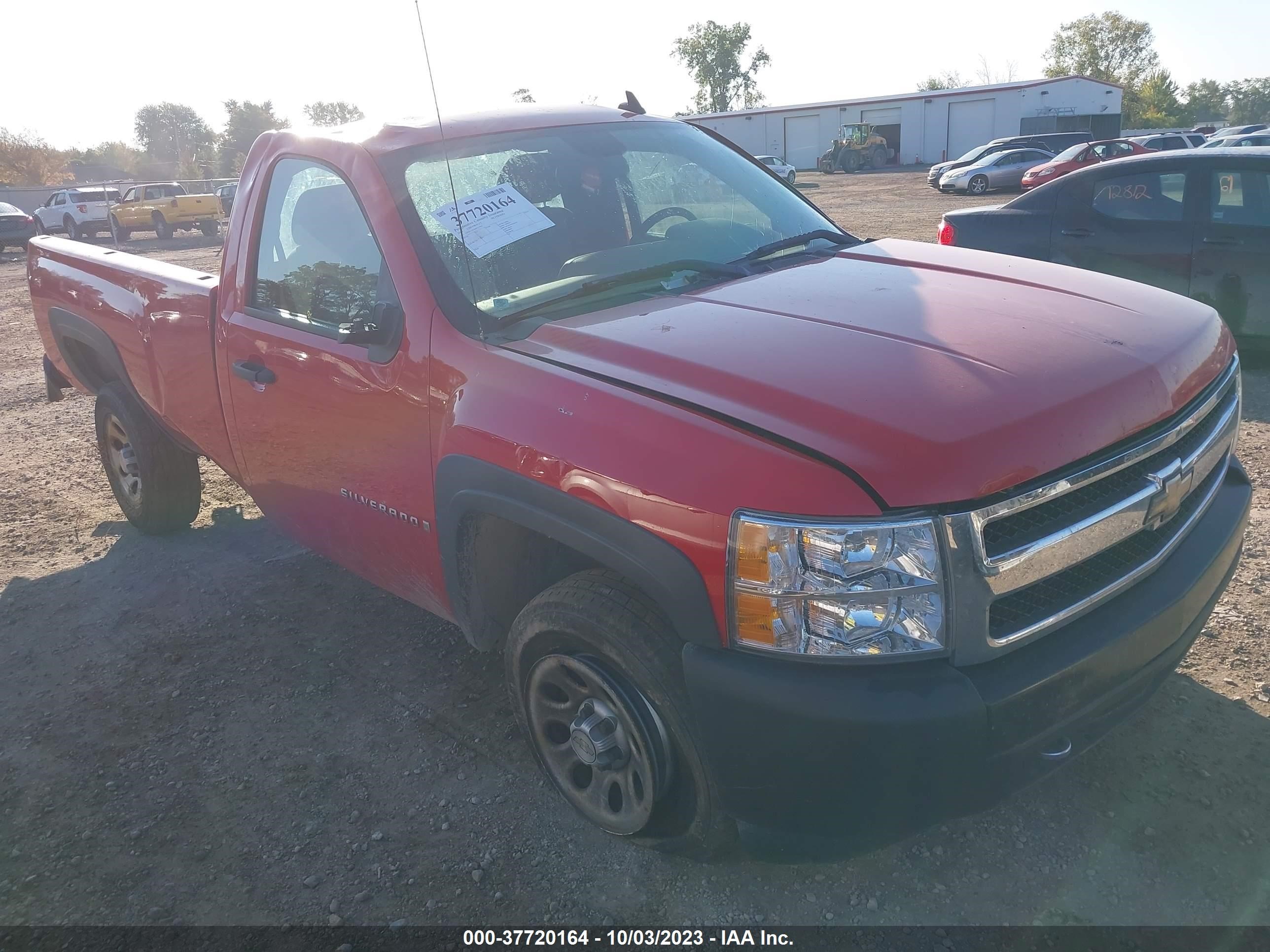 CHEVROLET SILVERADO 2008 1gcec14xx8z217802